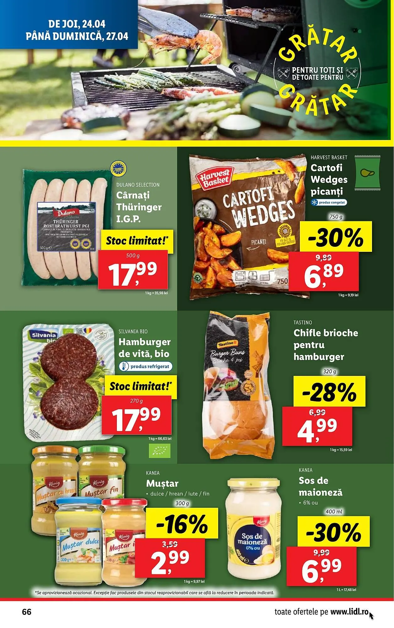 Catalog Catalog Lidl de la 22 aprilie până la 27 aprilie 2025 - Revista Pagina 66