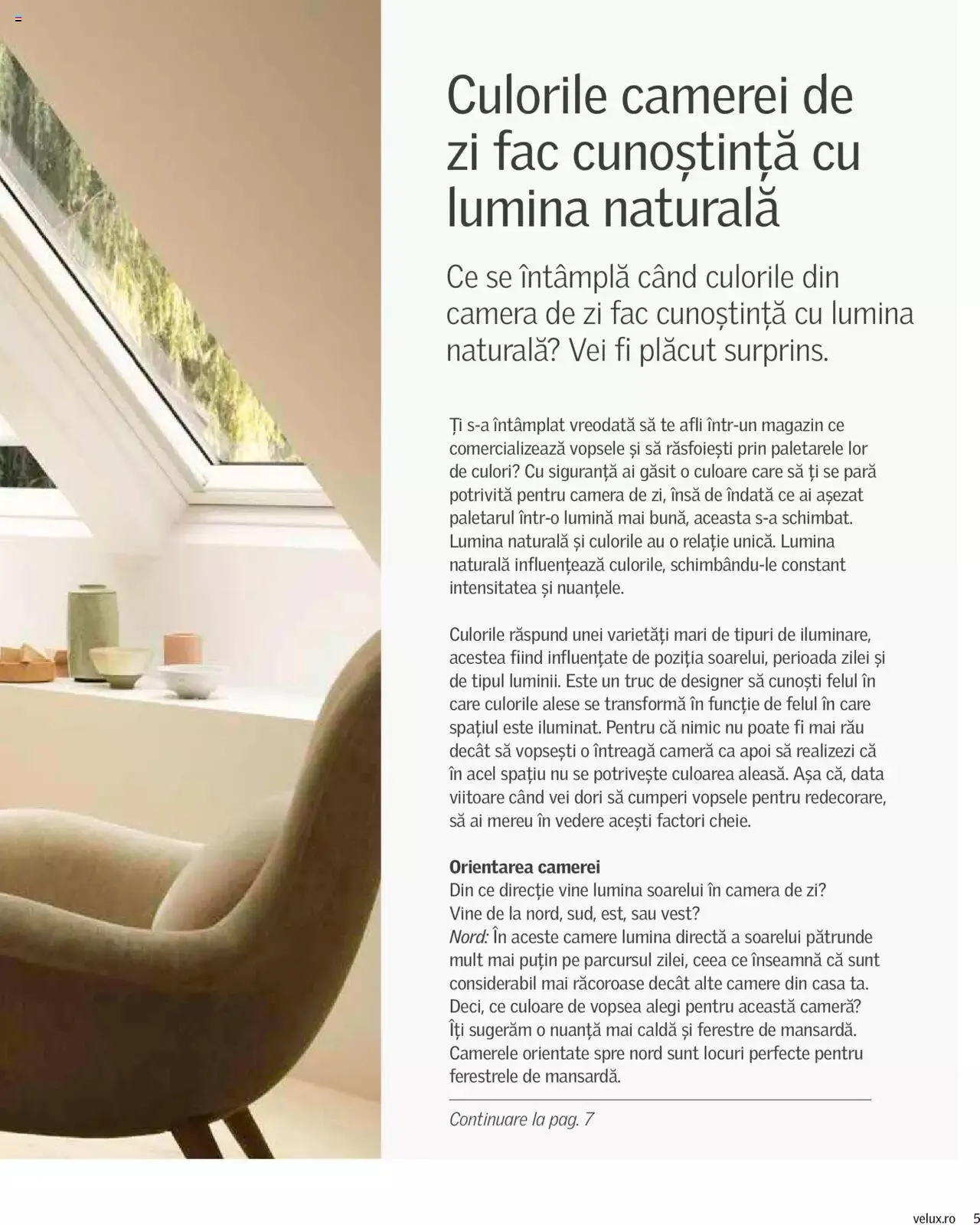 Catalog Velux catalog - Camera ta de zi reinventată de la 27 decembrie până la 31 decembrie 2024 - Revista Pagina 5