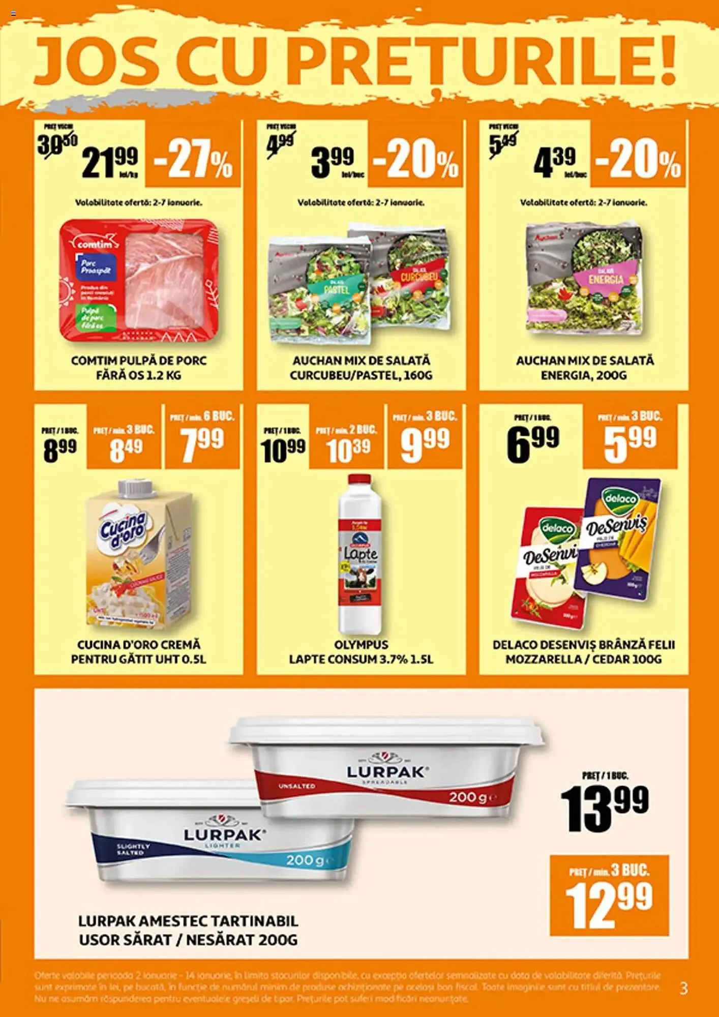 Catalog Catalog Auchan de la 2 ianuarie până la 14 ianuarie 2025 - Revista Pagina 3