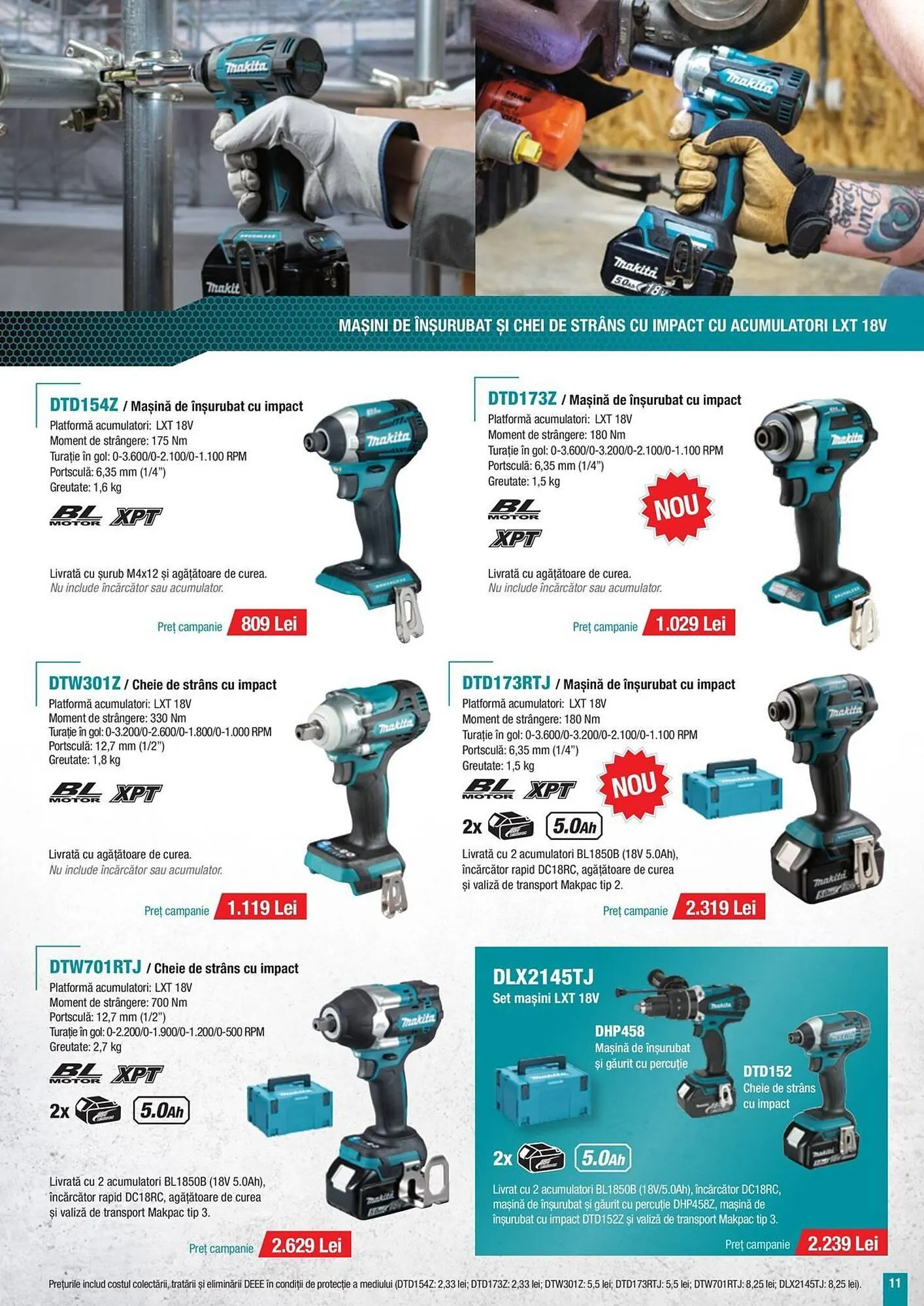 Catalog Catalog Makita de la 7 mai până la 31 decembrie 2025 - Revista Pagina 11