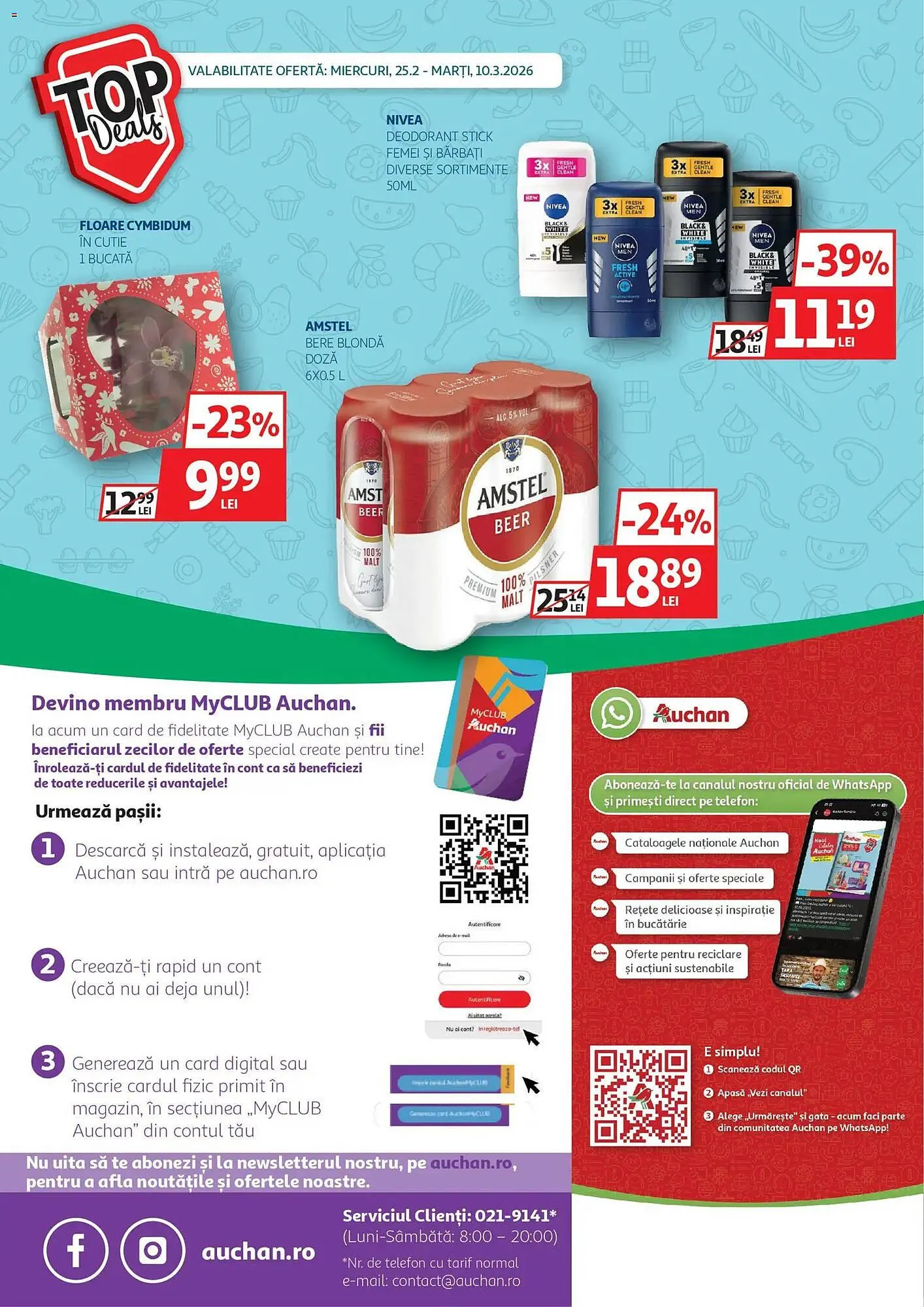 Catalog Catalog Auchan de la 25 februarie până la 10 martie 2026 - Revista Pagina 25