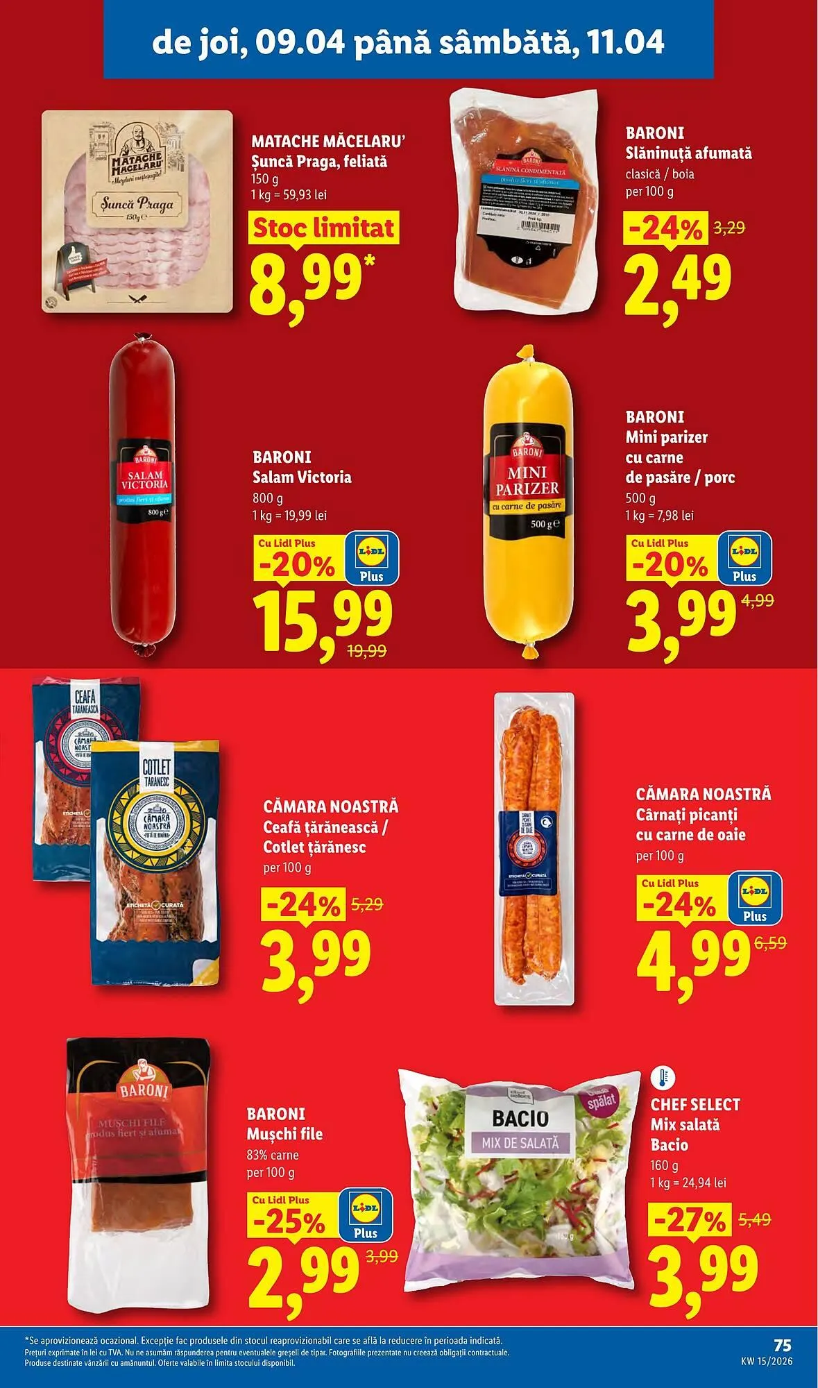 Catalog Catalog Lidl de la 6 aprilie până la 11 aprilie 2026 - Revista Pagina 75