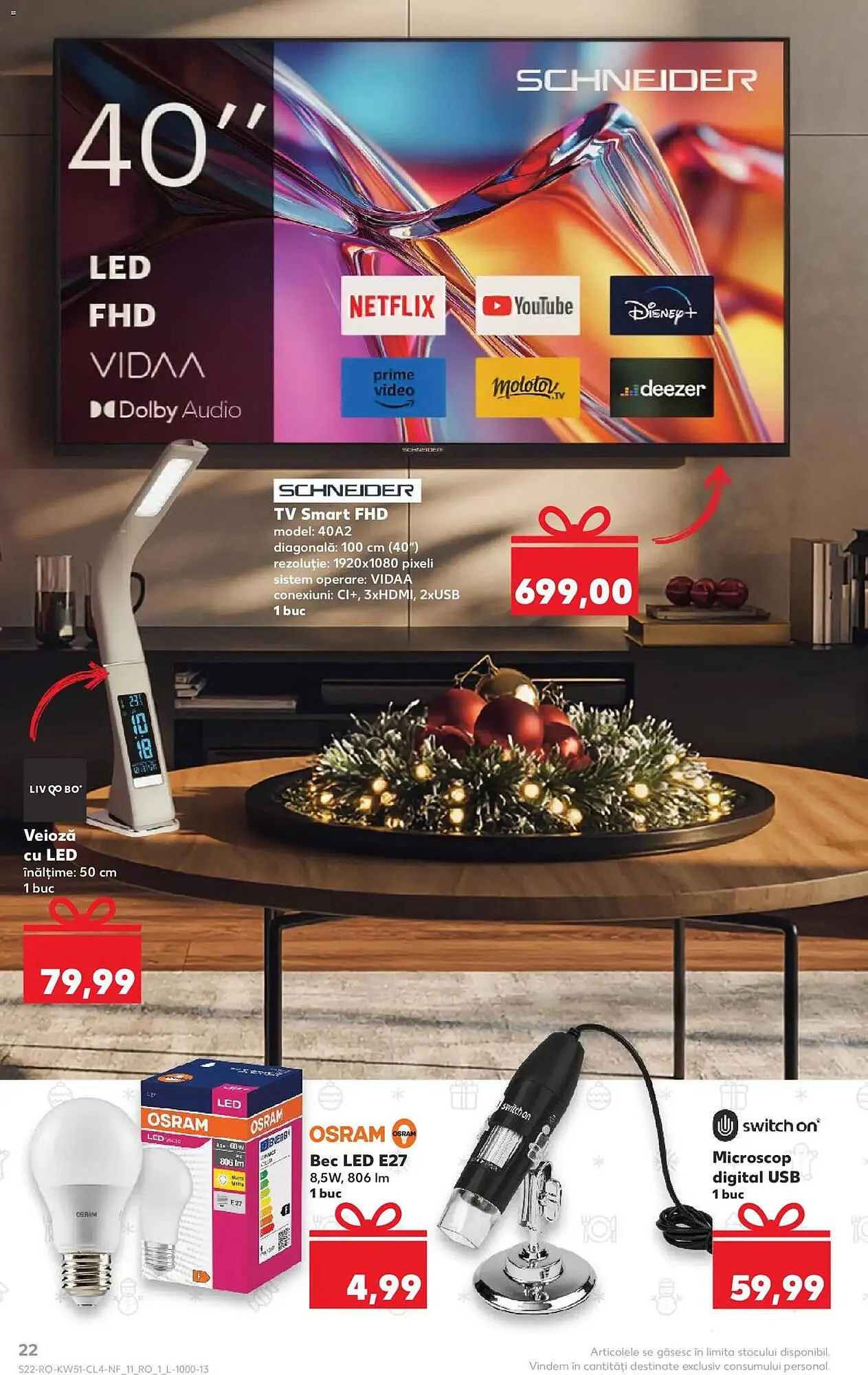 Catalog Catalog Kaufland de la 17 decembrie până la 23 decembrie 2025 - Revista Pagina 22