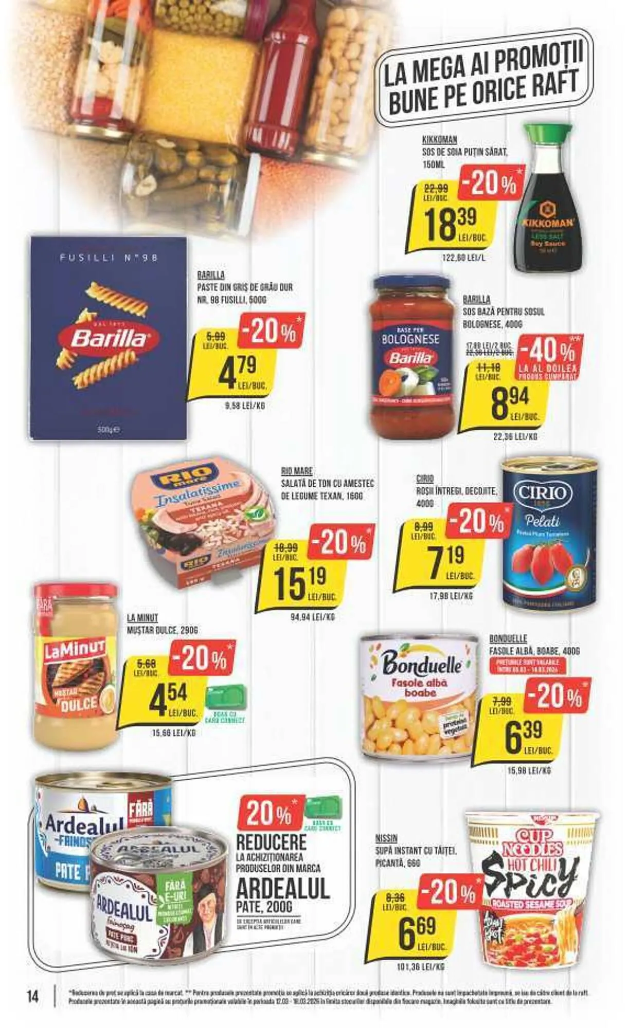 Catalog Catalog Mega Image de la 12 martie până la 18 martie 2026 - Revista Pagina 14