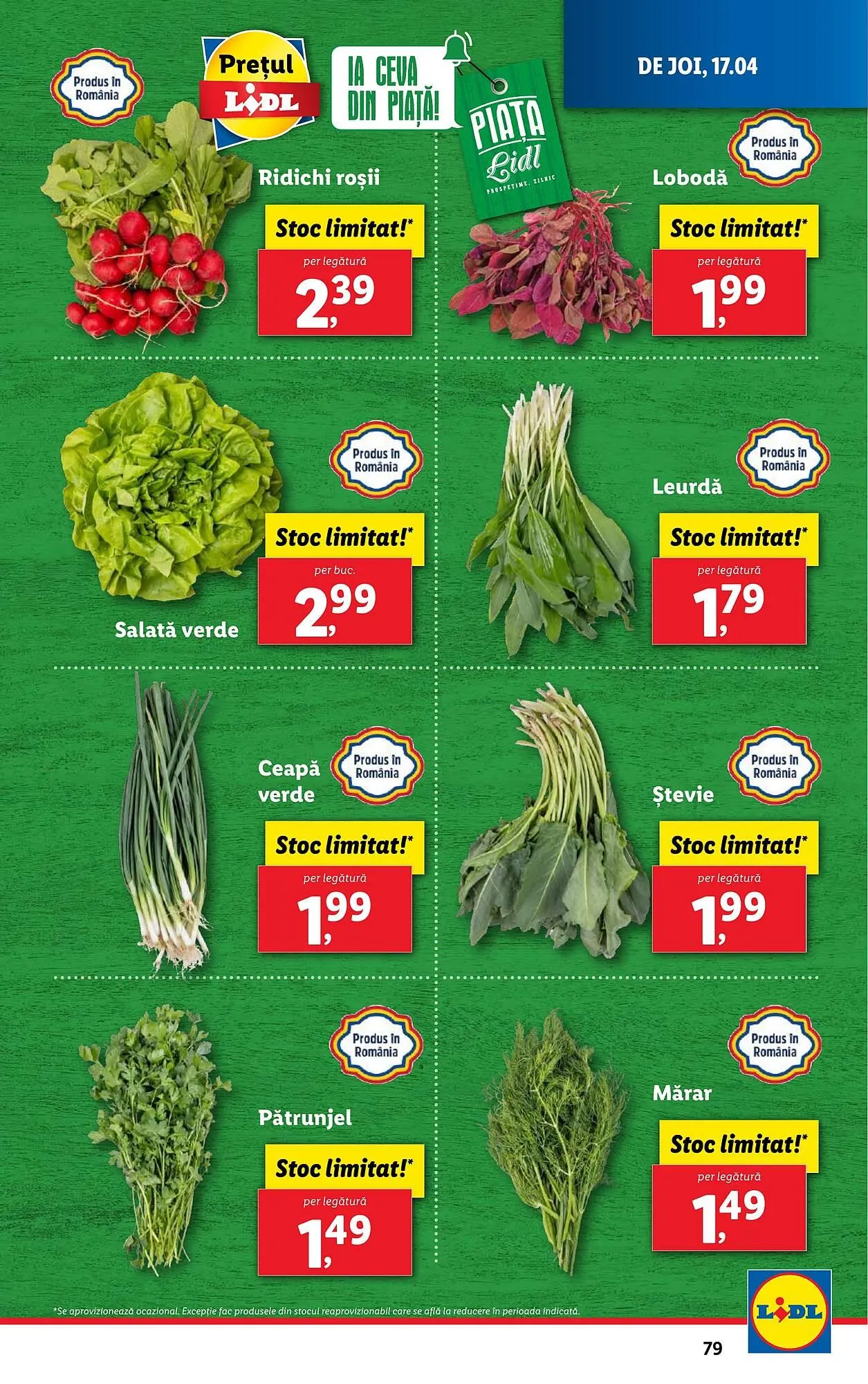 Catalog Catalog Lidl de la 14 aprilie până la 19 aprilie 2025 - Revista Pagina 79