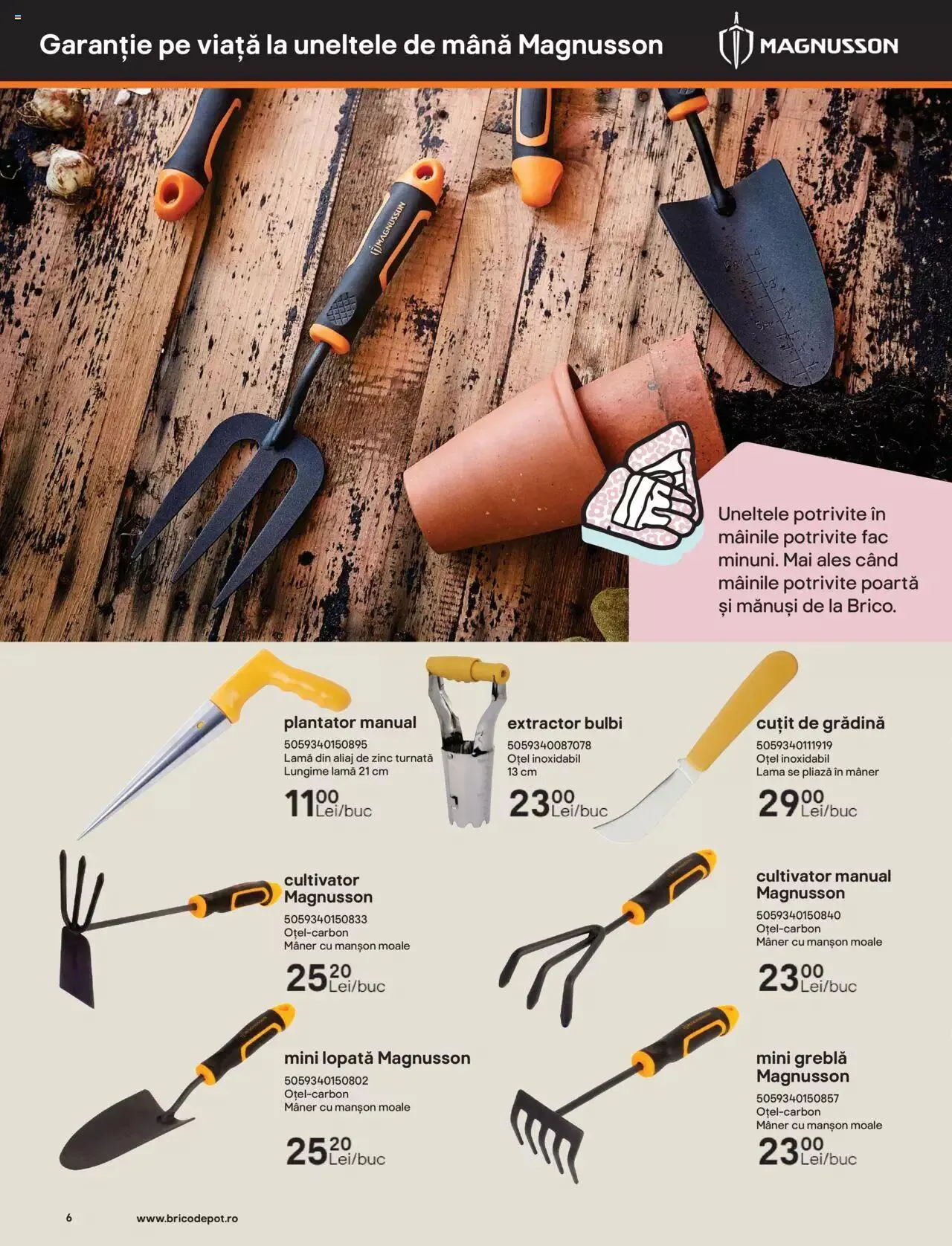 Catalog Brico Depot catalog - Grădină de la 7 aprilie până la 30 septembrie 2023 - Revista Pagina 6