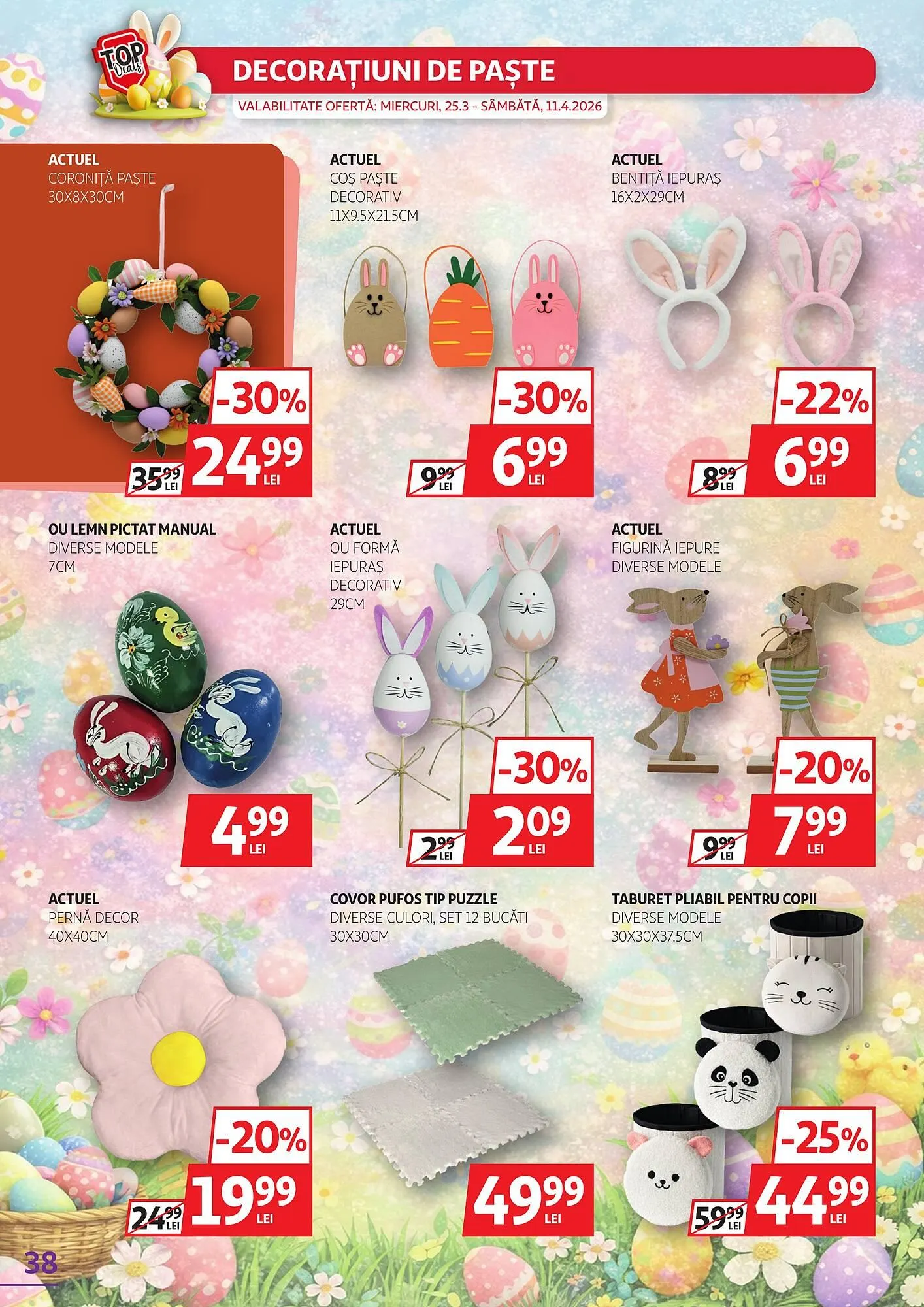 Catalog Catalog Auchan de la 25 martie până la 11 aprilie 2026 - Revista Pagina 38