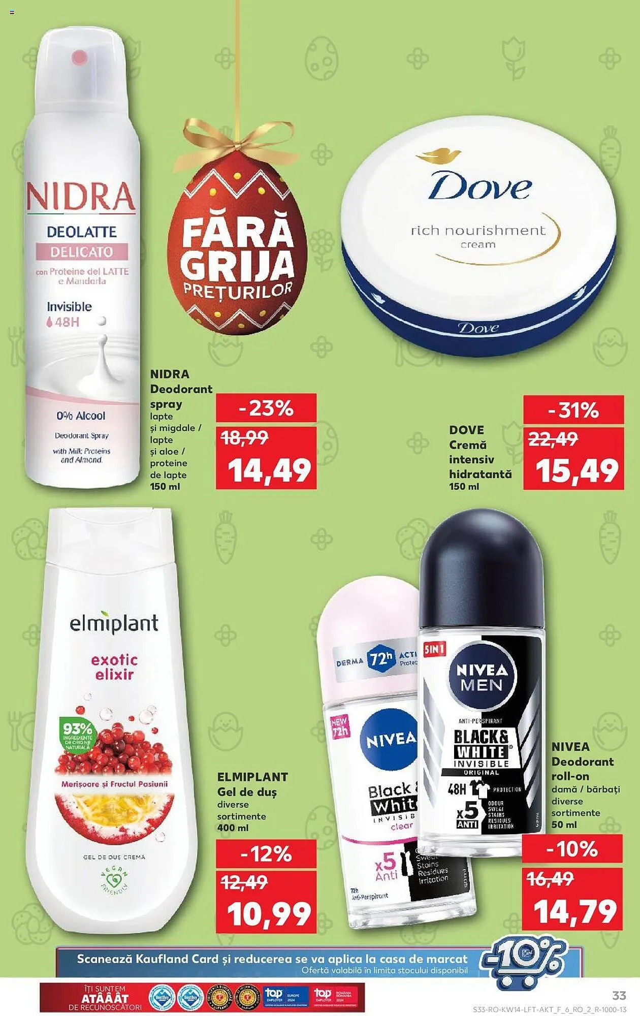 Catalog Kaufland catalog de la 3 aprilie până la 9 aprilie 2024 - Revista Pagina 33