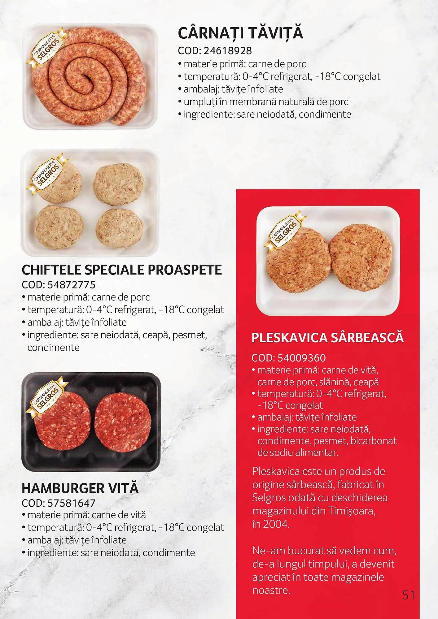 Catalog Catalog Selgros de la 3 octombrie până la 30 noiembrie 2025 - Revista Pagina 51