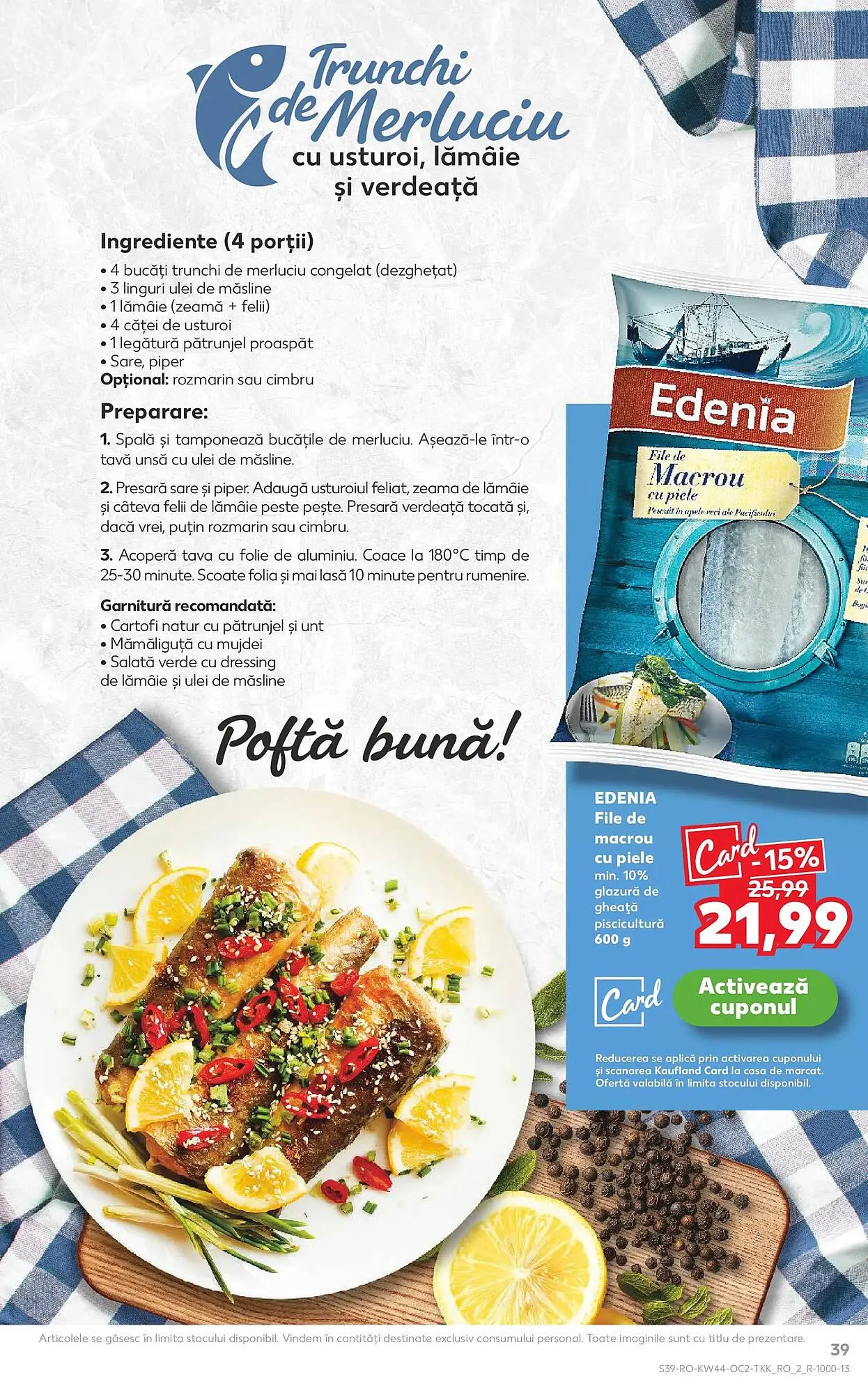 Catalog Catalog Kaufland de la 29 octombrie până la 4 noiembrie 2025 - Revista Pagina 39