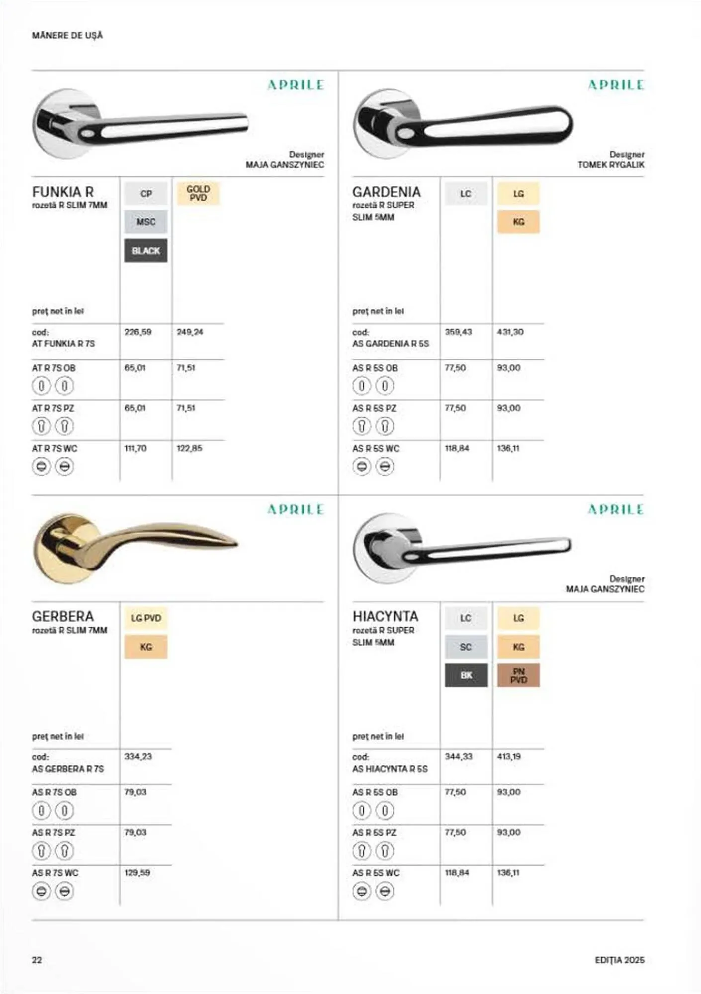 Catalog Catalog Proges de la 8 septembrie până la 31 decembrie 2025 - Revista Pagina 24