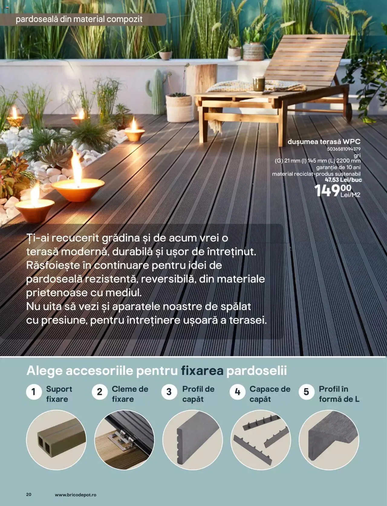 Catalog Brico Depot catalog - Inspirație Vară 2023 de la 7 aprilie până la 30 septembrie 2023 - Revista Pagina 20