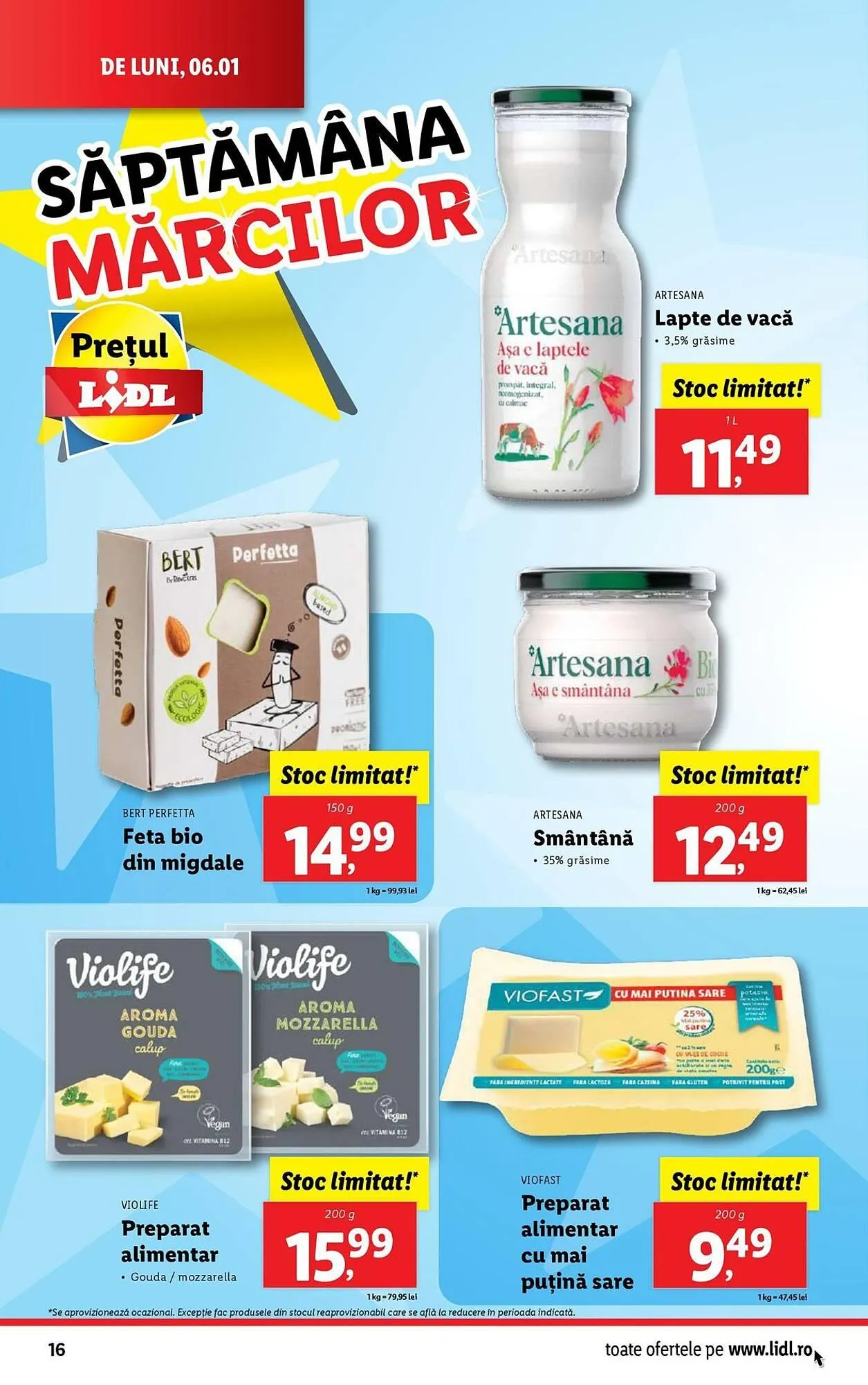 Catalog Catalog Lidl de la 6 ianuarie până la 12 ianuarie 2025 - Revista Pagina 16