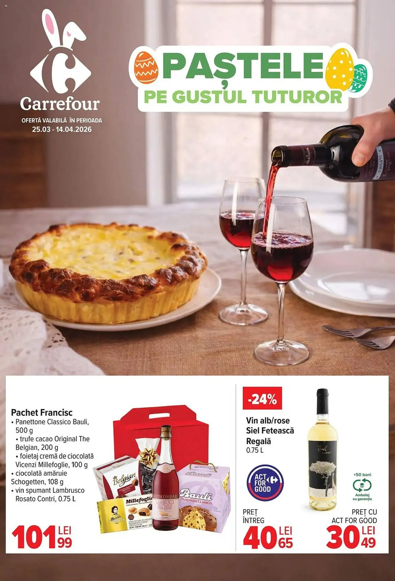 Catalog Catalog Carrefour de la 24 martie până la 14 aprilie 2026 - Revista Pagina 1