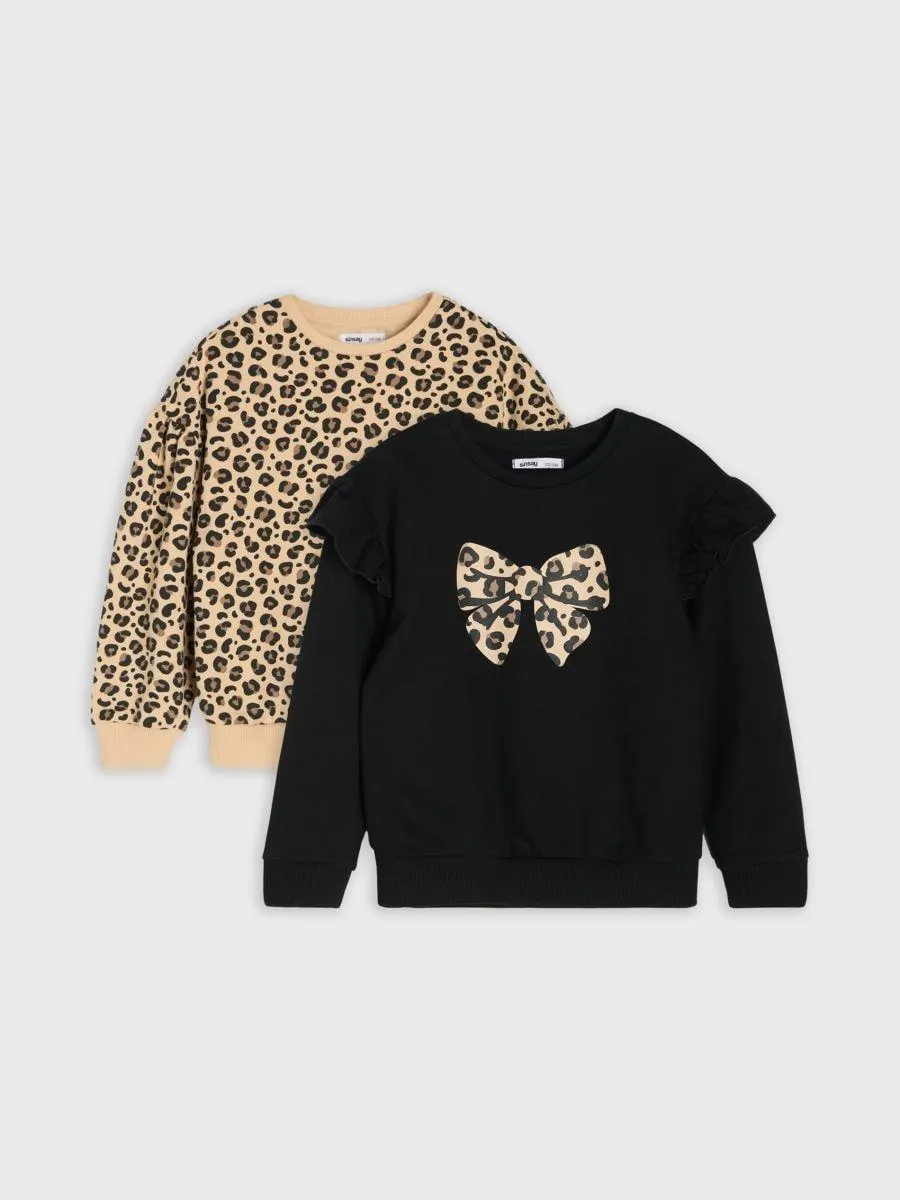 Hanorac cu guler rotund 2 pack