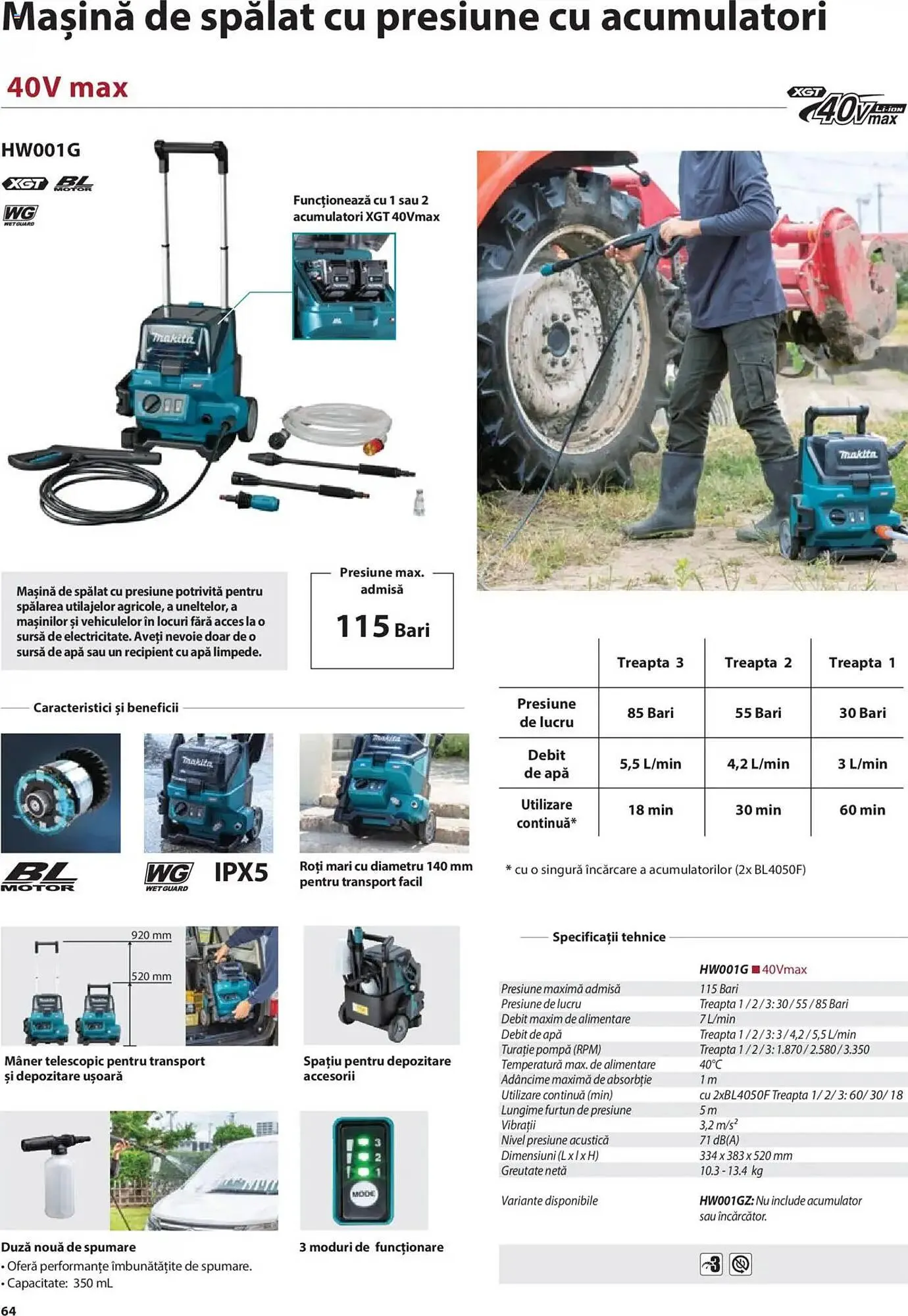 Catalog Catalog Makita de la 8 ianuarie până la 31 decembrie 2025 - Revista Pagina 64