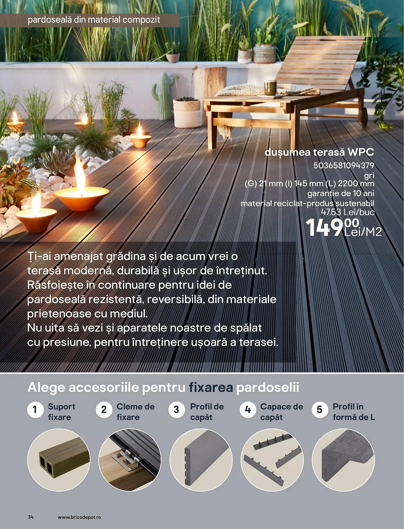 Catalog Catalog Brico Depôt de la 13 iunie până la 30 iunie 2025 - Revista Pagina 34