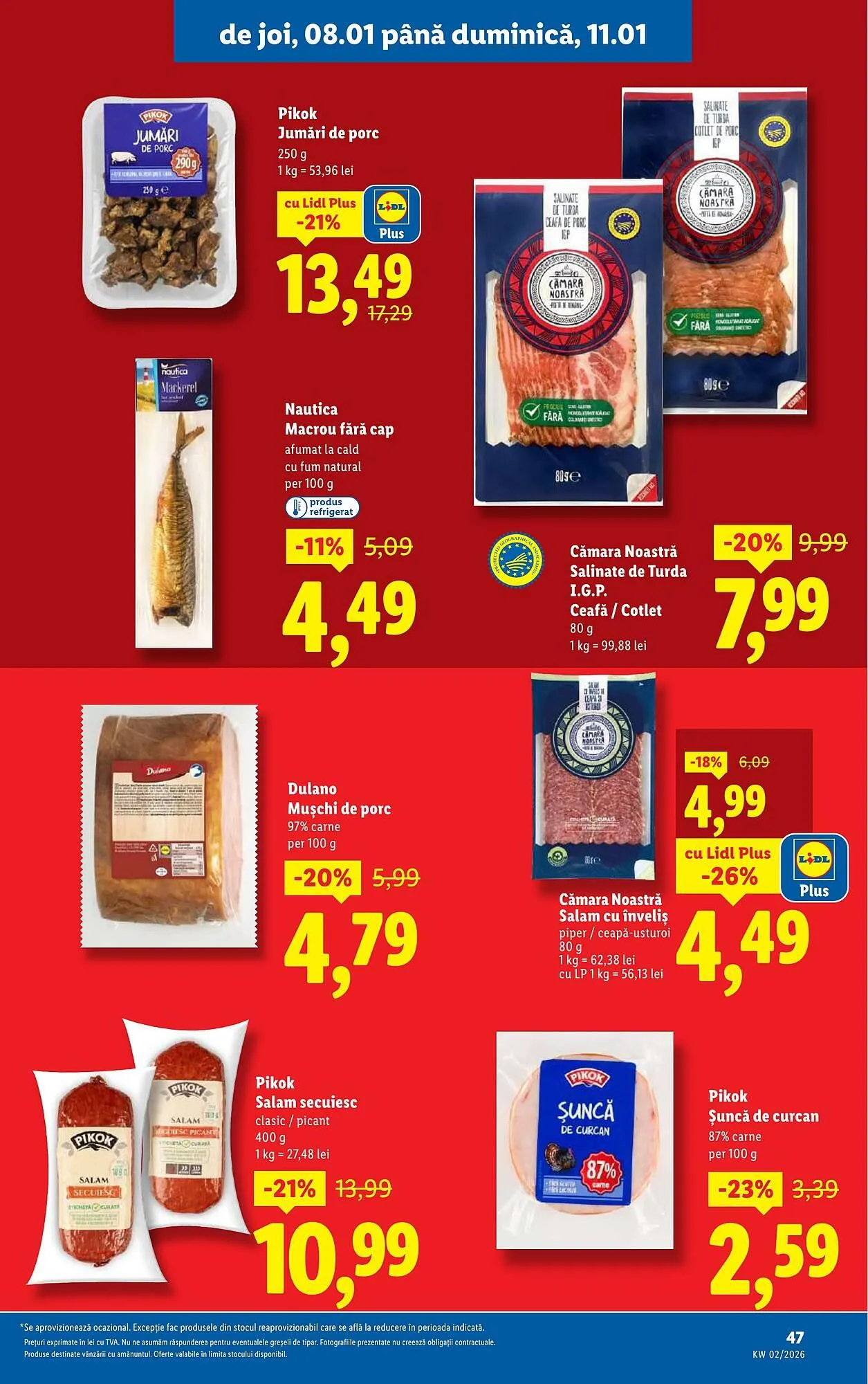 Catalog Catalog Lidl de la 5 ianuarie până la 11 ianuarie 2026 - Revista Pagina 47