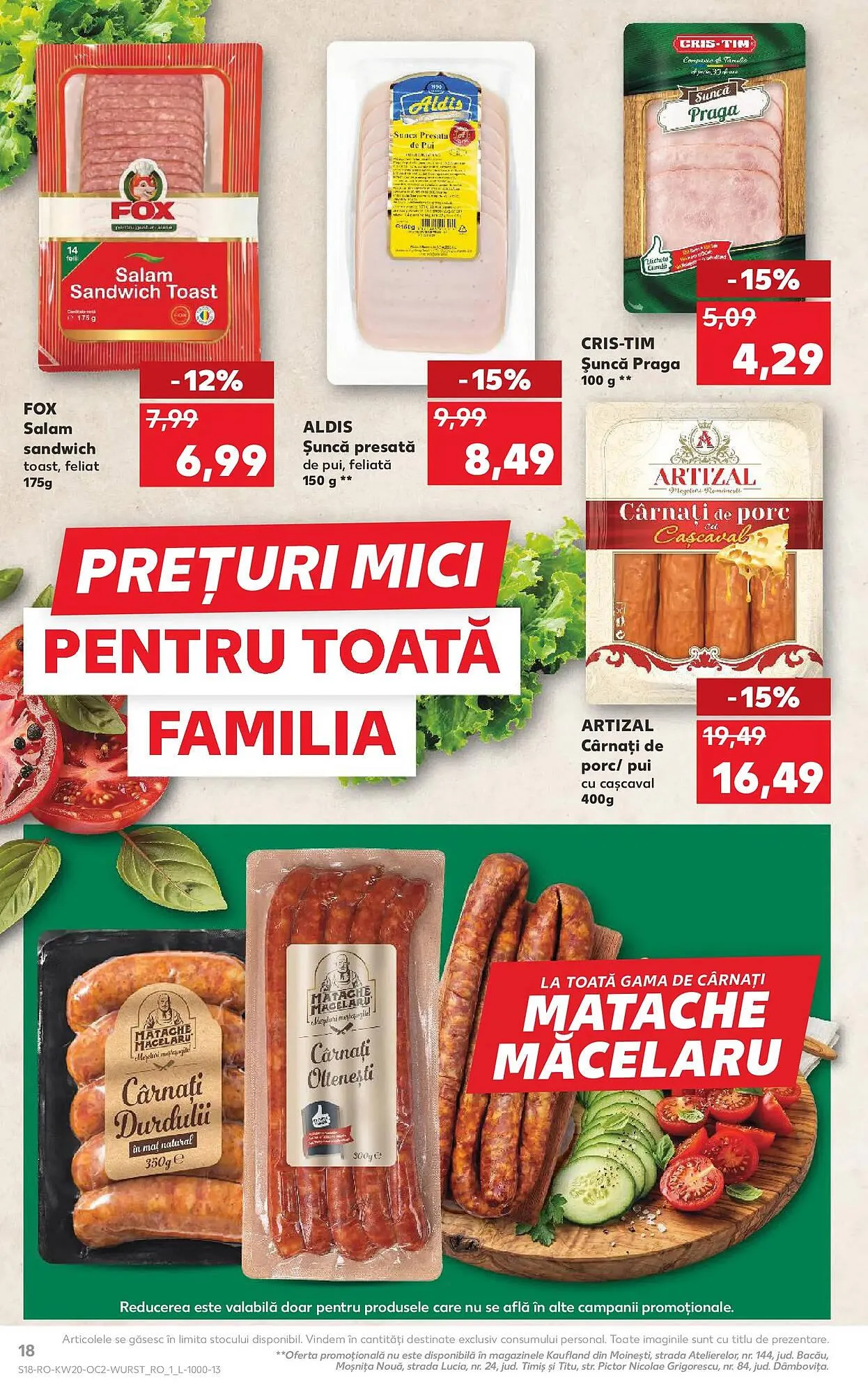 Catalog Catalog Kaufland de la 13 mai până la 19 mai 2026 - Revista Pagina 18