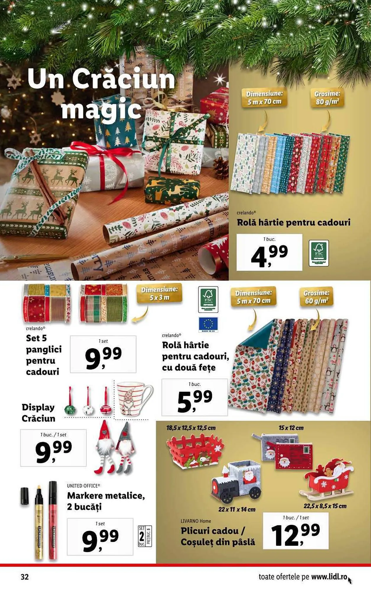 Catalog Lidl catalog de la 4 decembrie până la 10 decembrie 2023 - Revista Pagina 32