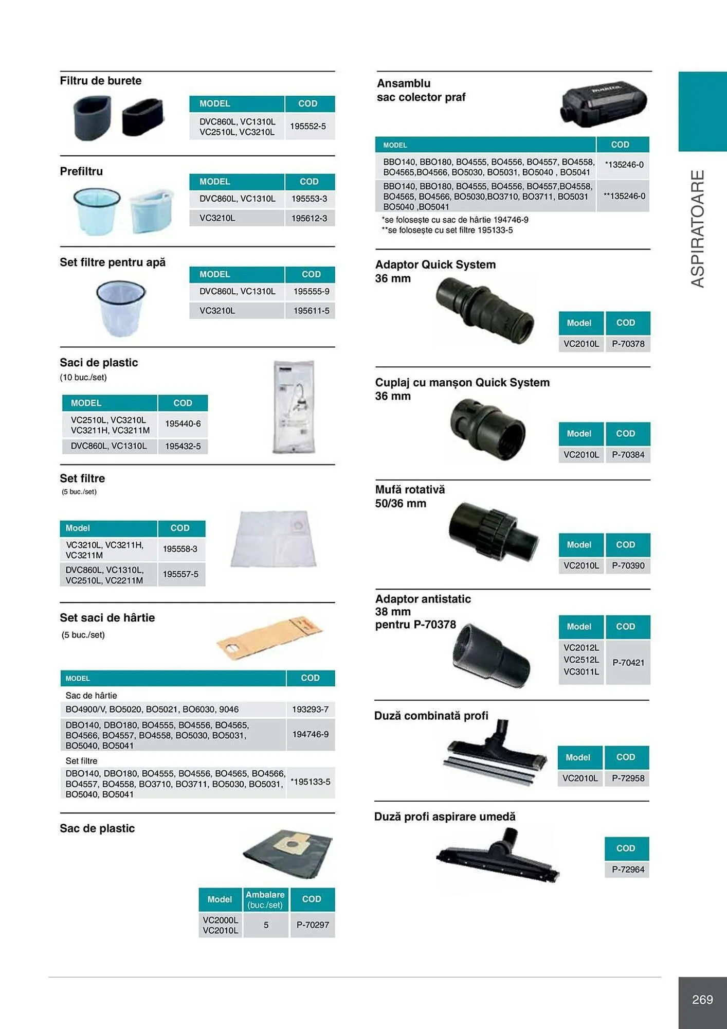 Catalog Catalog Makita de la 28 aprilie până la 31 decembrie 2026 - Revista Pagina 269