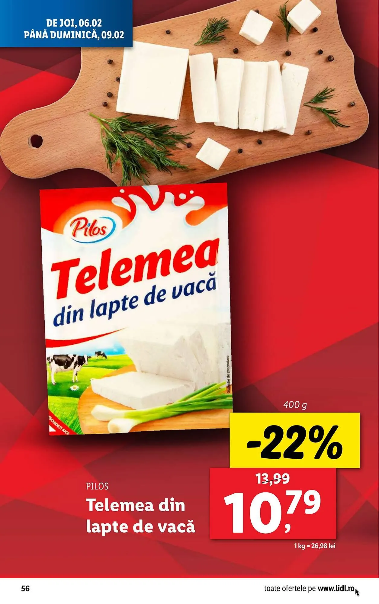 Catalog Catalog Lidl de la 3 februarie până la 9 februarie 2025 - Revista Pagina 56