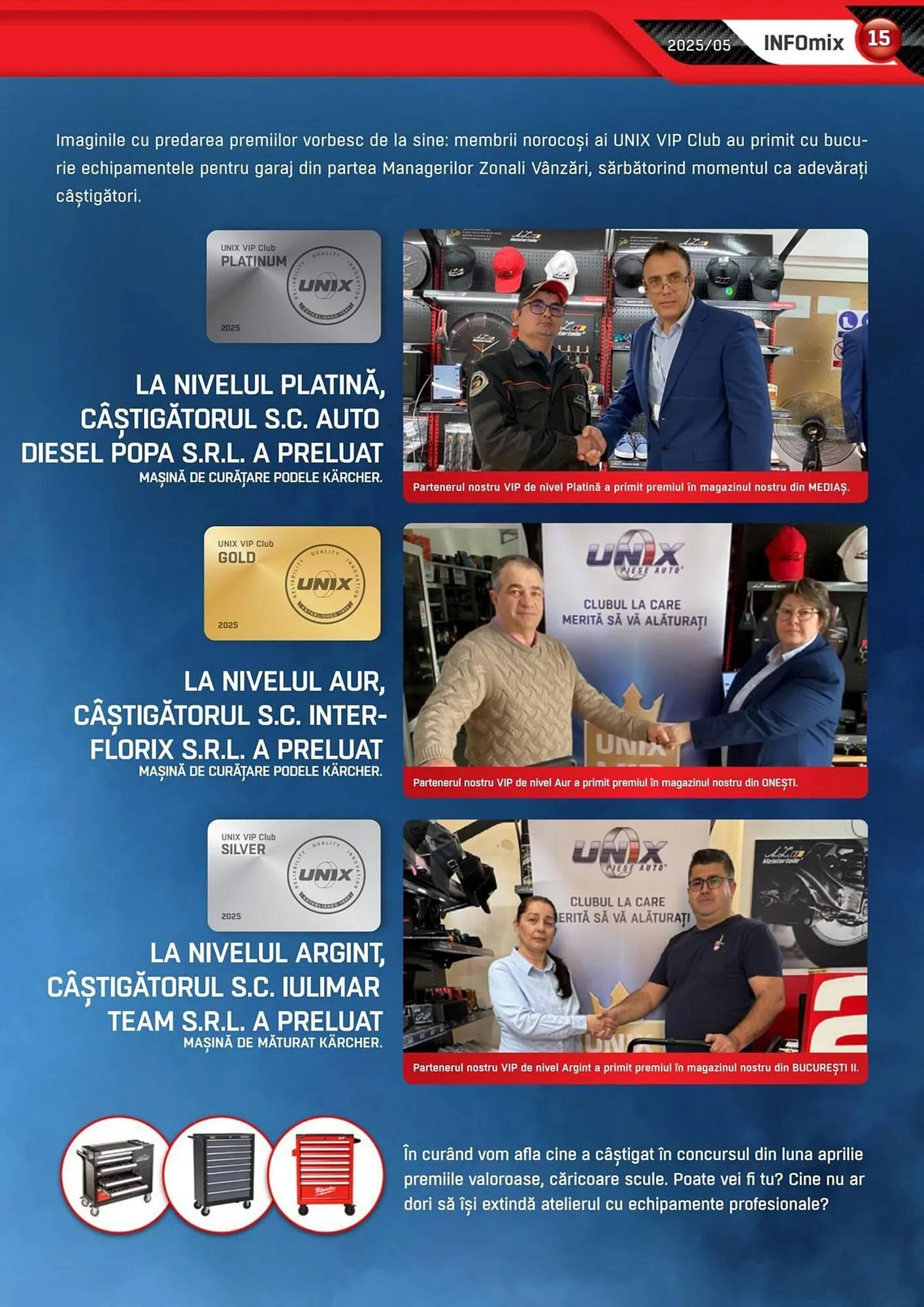 Catalog Catalog UNIX Auto de la 1 mai până la 31 mai 2025 - Revista Pagina 15