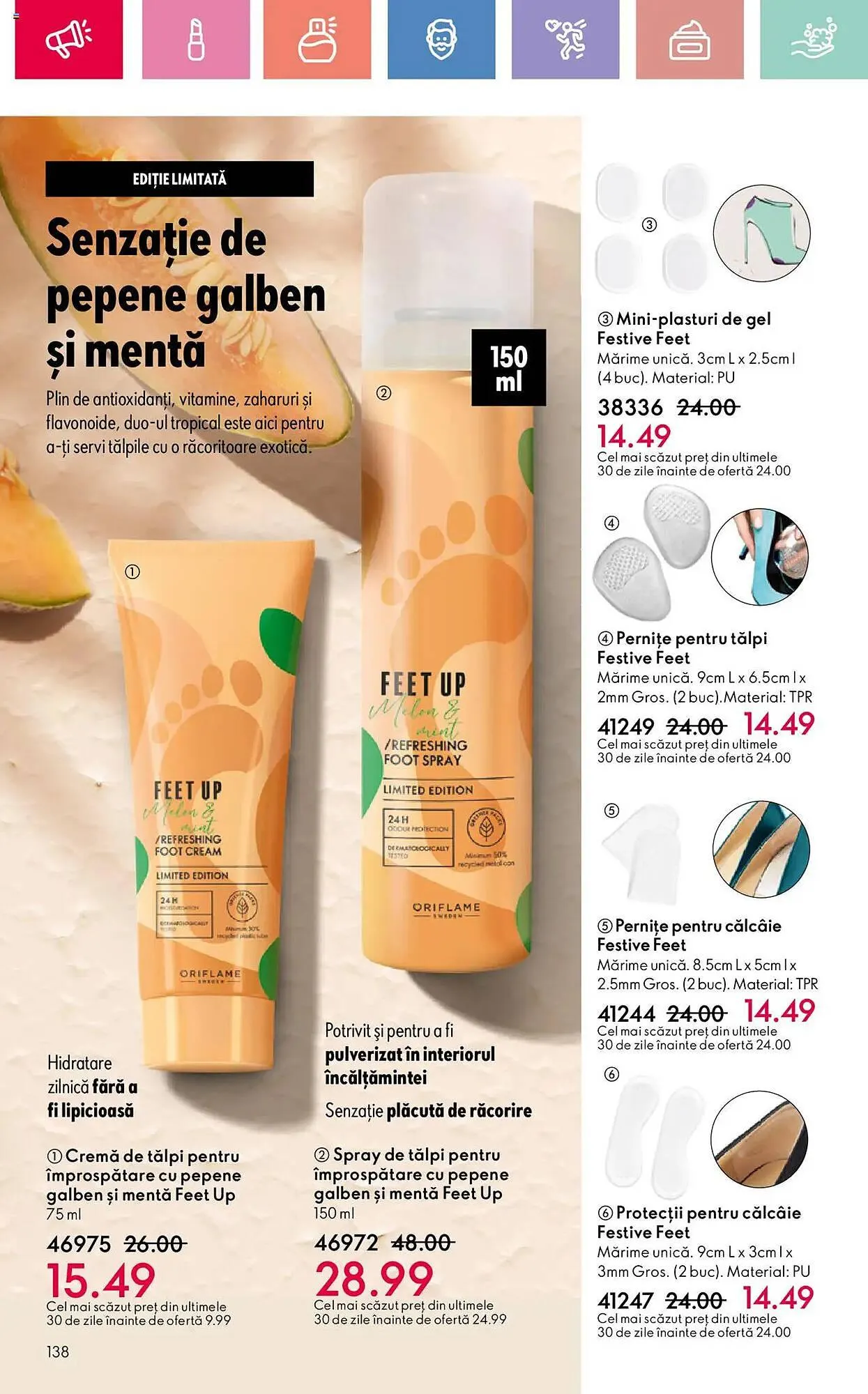 Catalog Catalog Oriflame de la 6 iulie până la 26 iulie 2025 - Revista Pagina 138