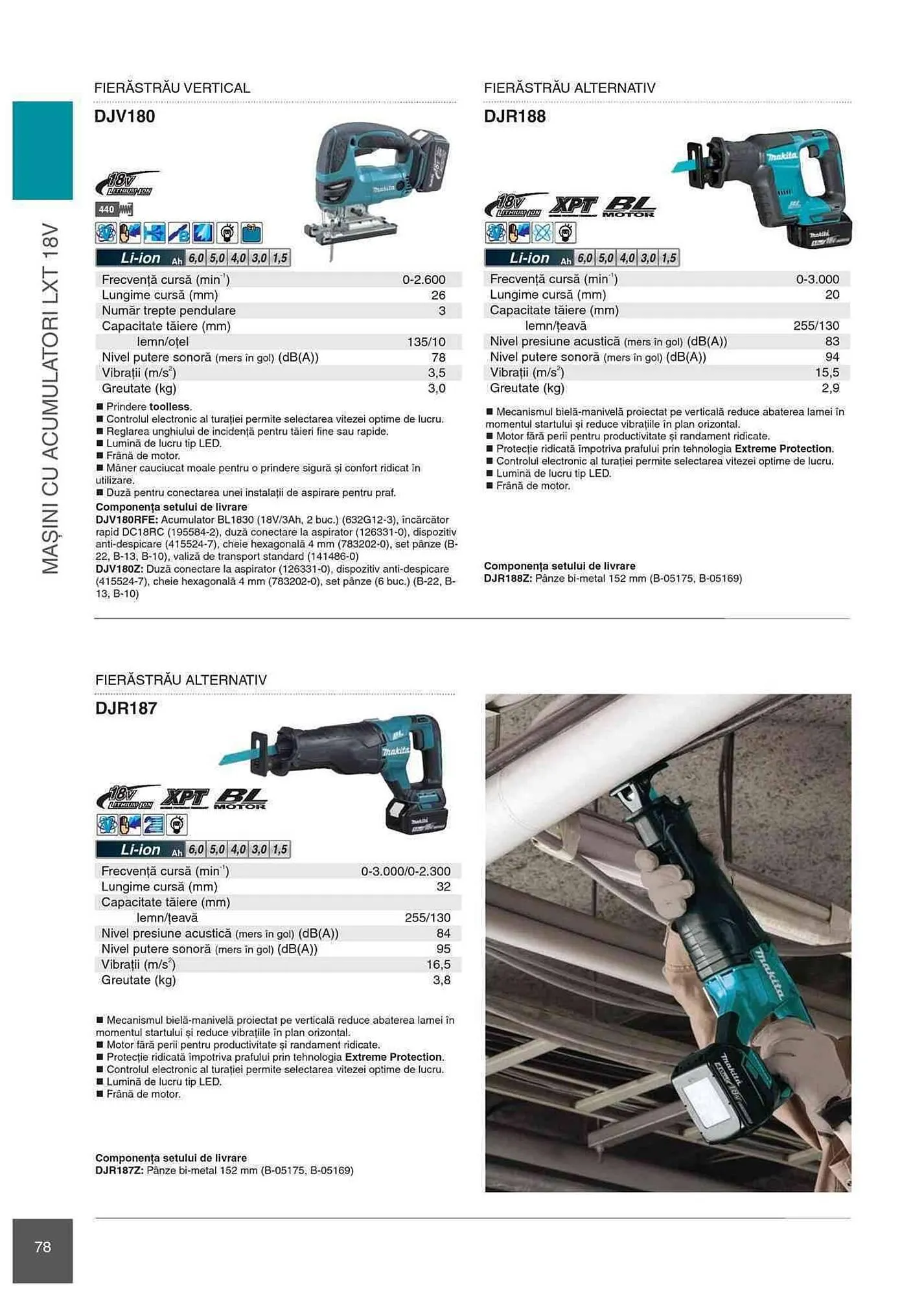 Catalog Makita catalog de la 1 ianuarie până la 31 decembrie 2023 - Revista Pagina 78