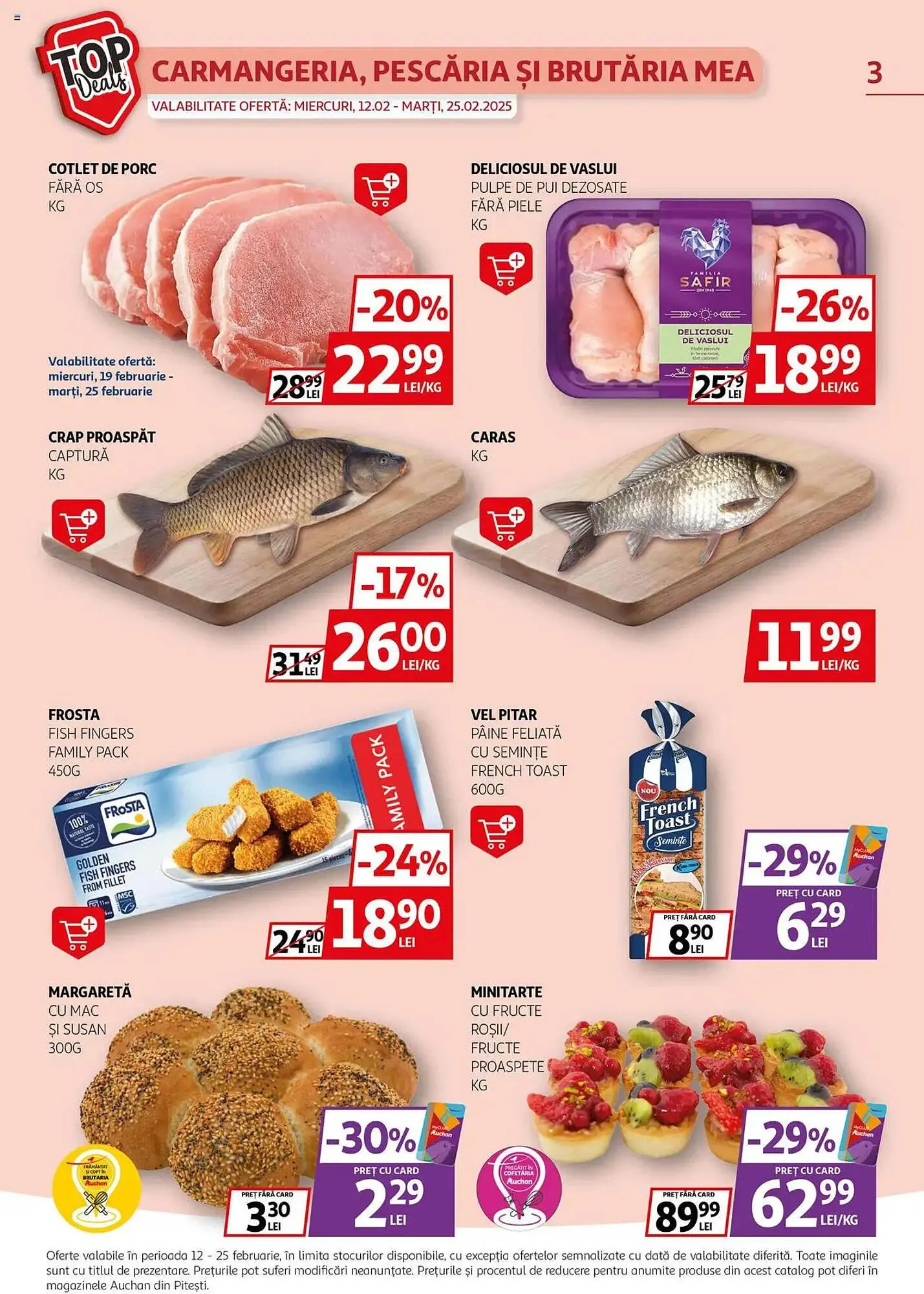 Catalog Catalog Auchan de la 12 februarie până la 25 februarie 2025 - Revista Pagina 3