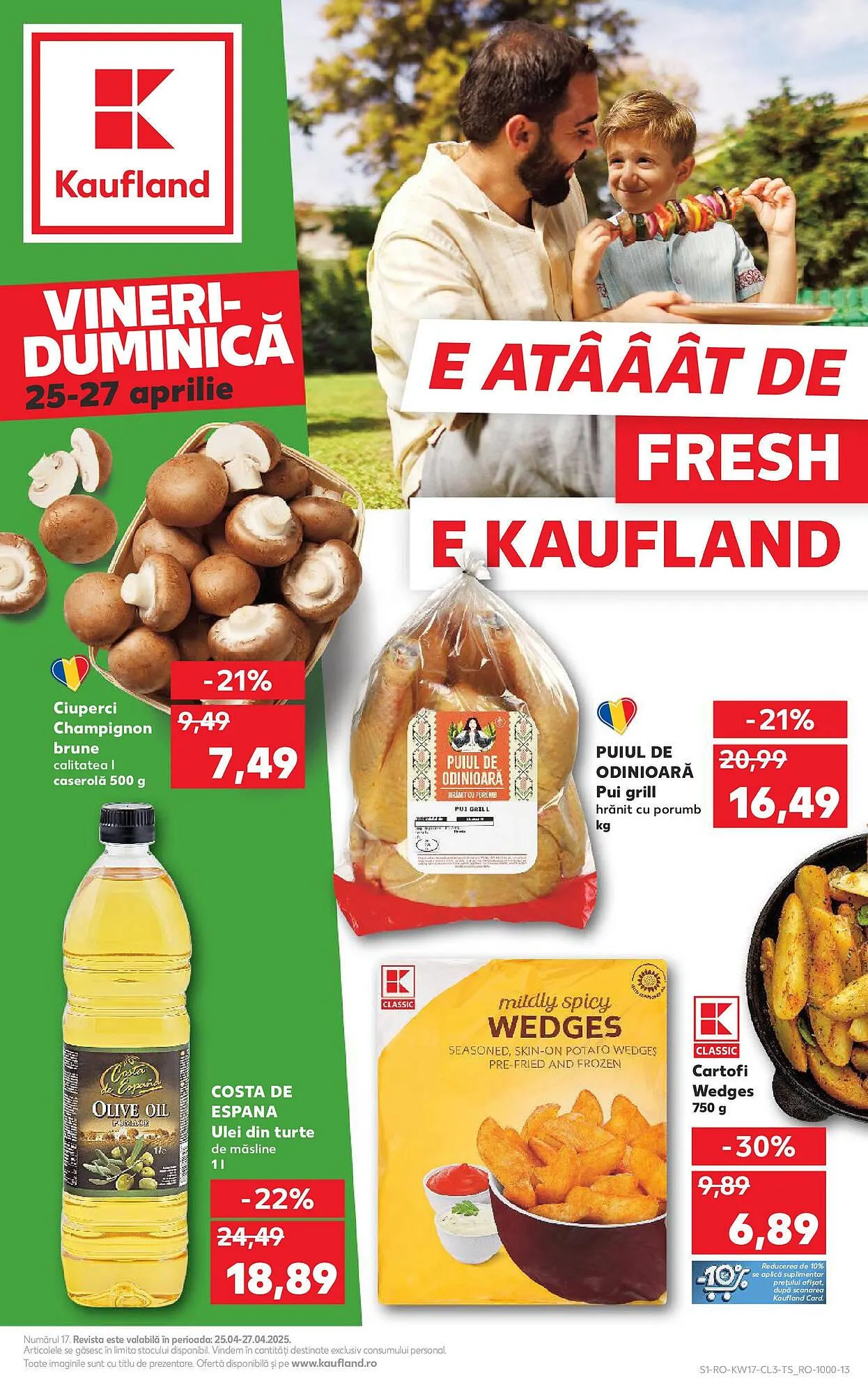 Catalog Catalog Kaufland de la 25 aprilie până la 27 aprilie 2025 - Revista Pagina 1