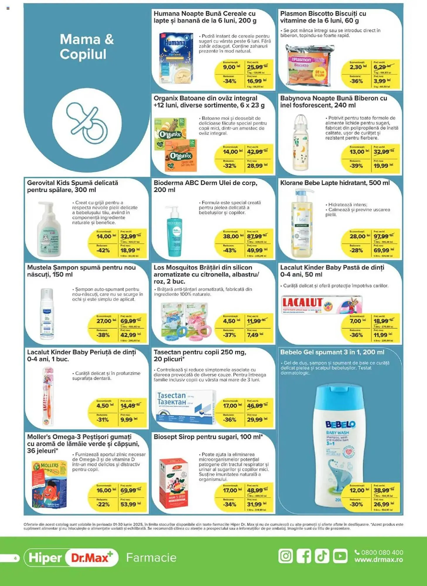 Catalog Catalog Dr.Max de la 1 iunie până la 30 iunie 2025 - Revista Pagina 4