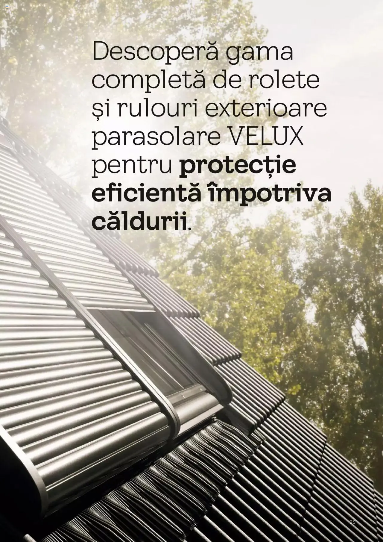 Catalog Velux catalog - Rulouri şi rolete 2023 de la 28 martie până la 31 decembrie 2023 - Revista Pagina 23