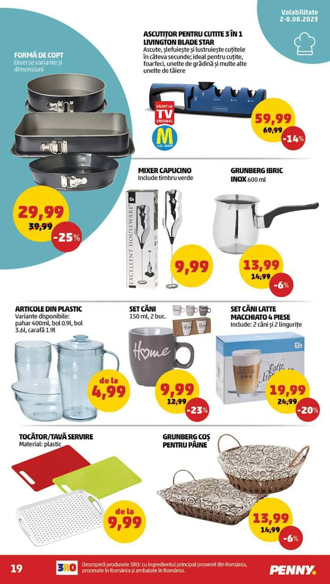 Catalog Penny catalog de la 2 august până la 8 august 2023 - Revista Pagina 19