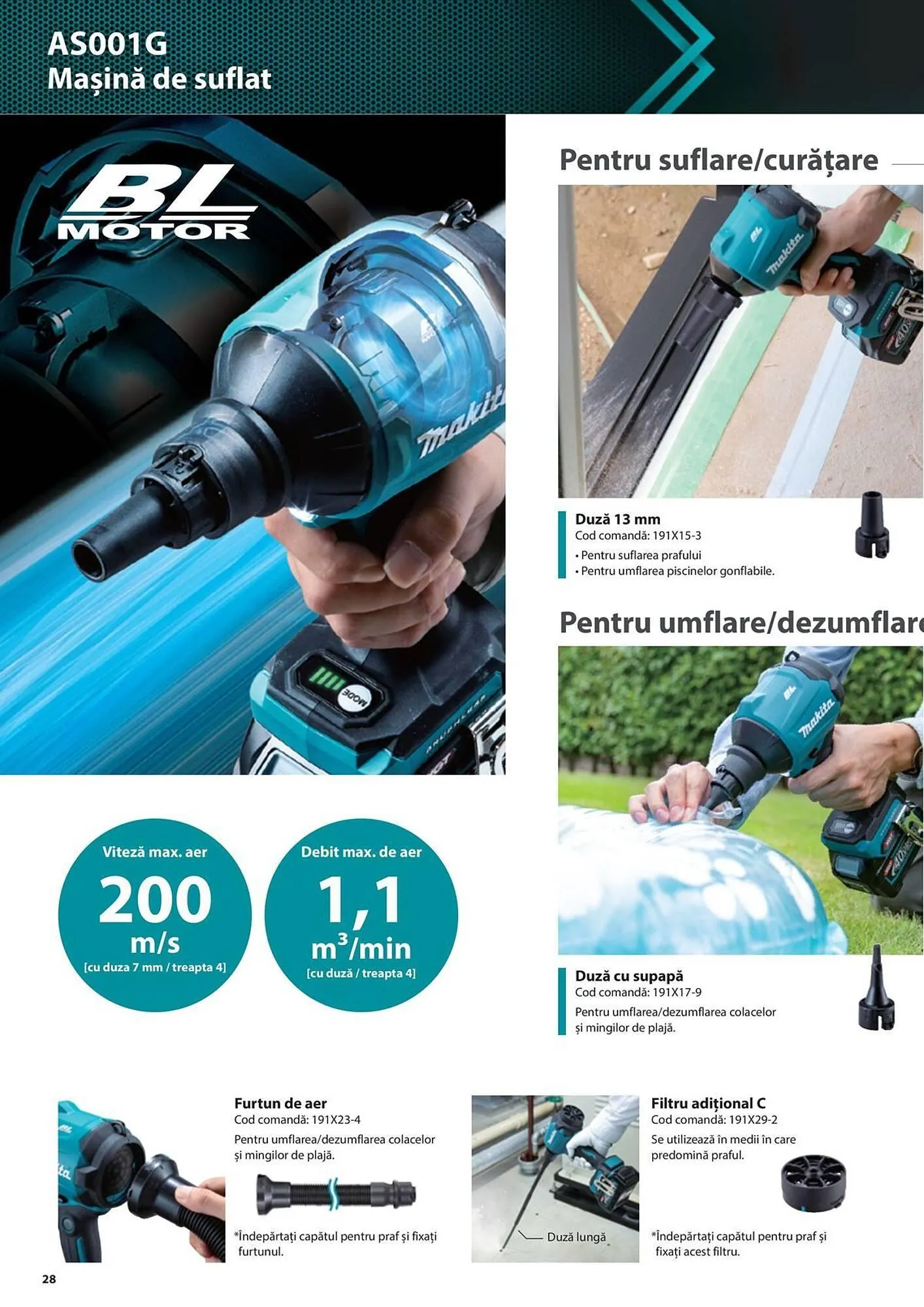 Catalog Сatalog Makita de la 19 iunie până la 31 decembrie 2024 - Revista Pagina 28
