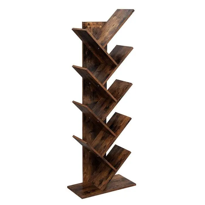 Etajera verticala, PAL, wenge, 50 x 25 x 141.5 cm