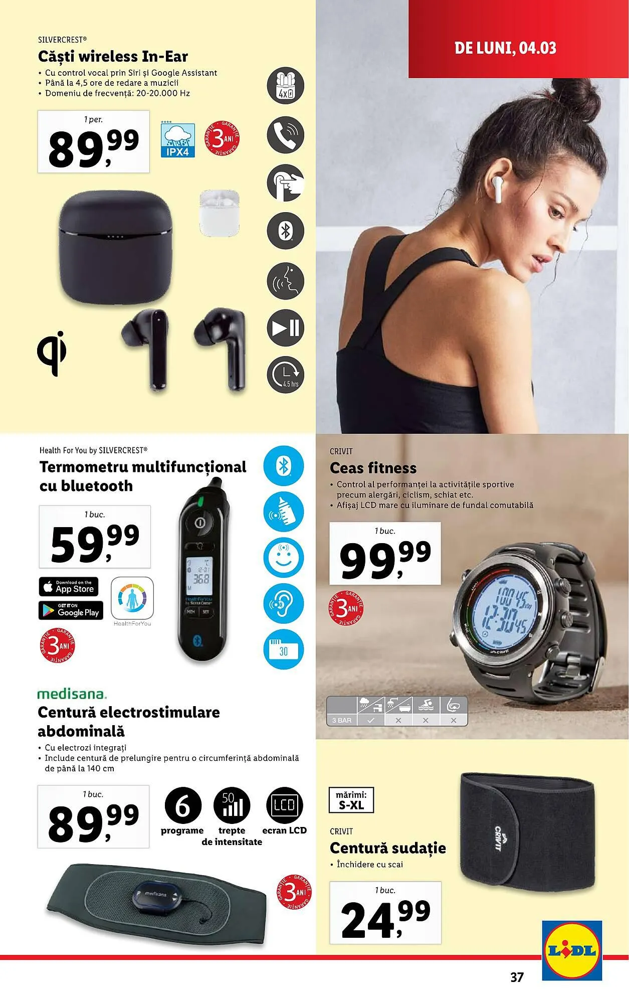 Catalog Lidl catalog de la 4 martie până la 10 martie 2024 - Revista Pagina 37