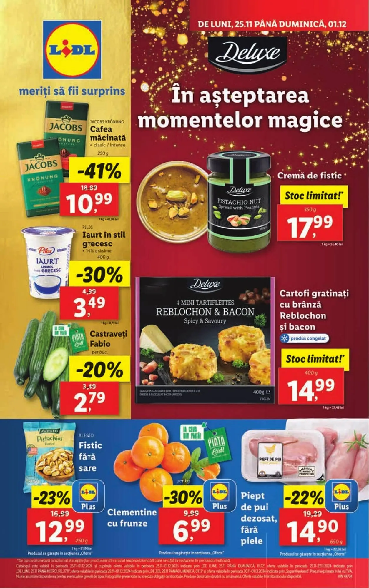Catalog Catalog Lidl de la 25 noiembrie până la 1 decembrie 2024 - Revista Pagina 1