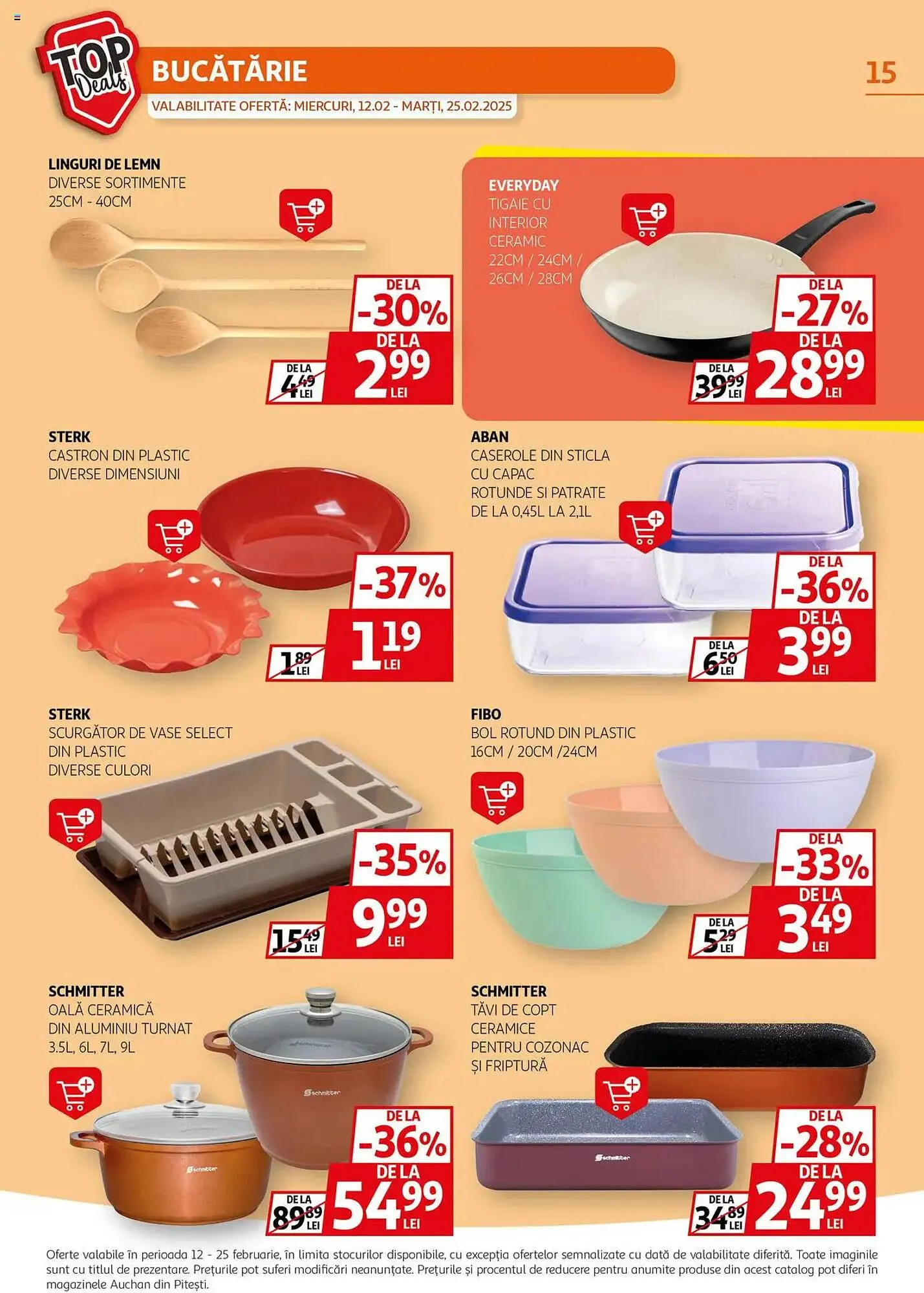 Catalog Catalog Auchan de la 12 februarie până la 25 februarie 2025 - Revista Pagina 15