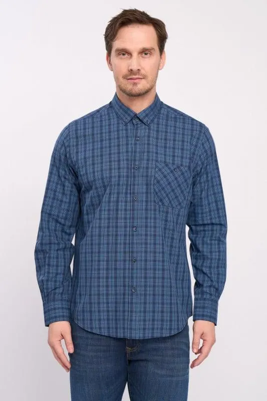 Lee Cooper - Camasa barbat comfort in carouri mici