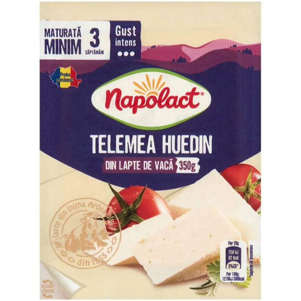 Napolact | Telemea Huedin din lapte de vaca 350g