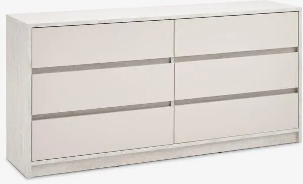 Cassettiera 3+3 BILLUND color travertino/beige