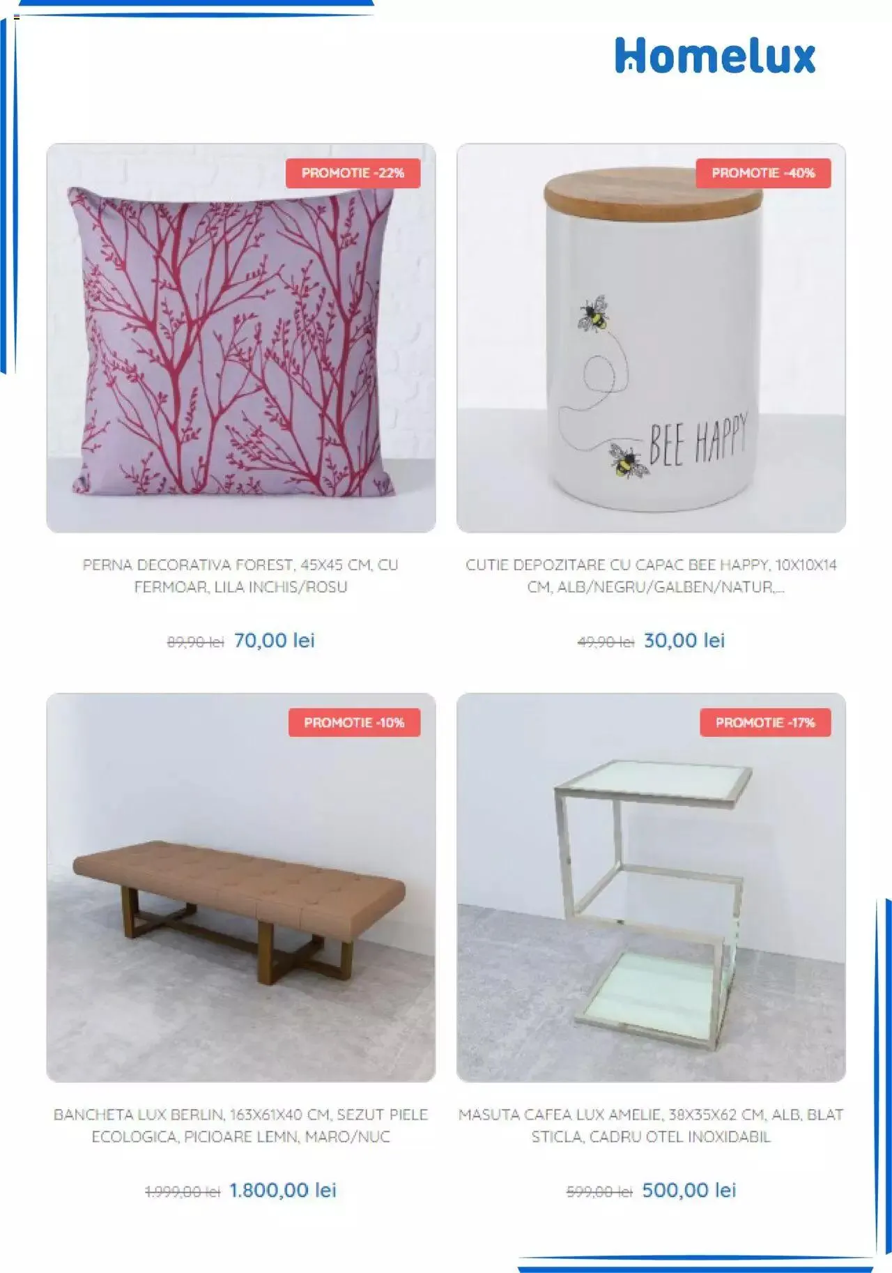 Catalog Catalog Homelux de la 30 martie până la 31 decembrie 2023 - Revista Pagina 5