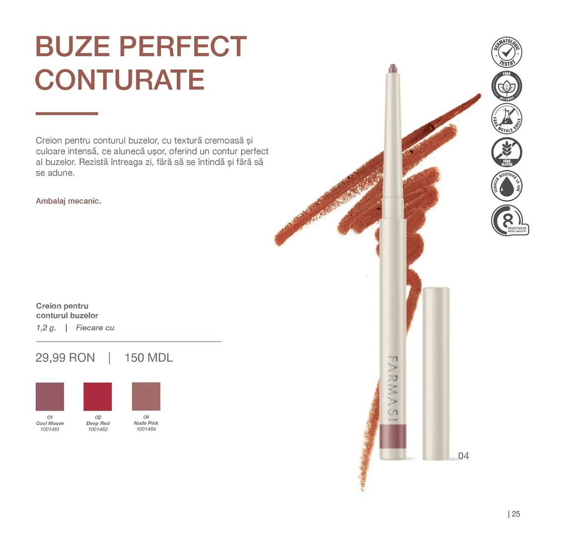 Catalog Catalog Farmasi de la 1 aprilie până la 31 august 2026 - Revista Pagina 25