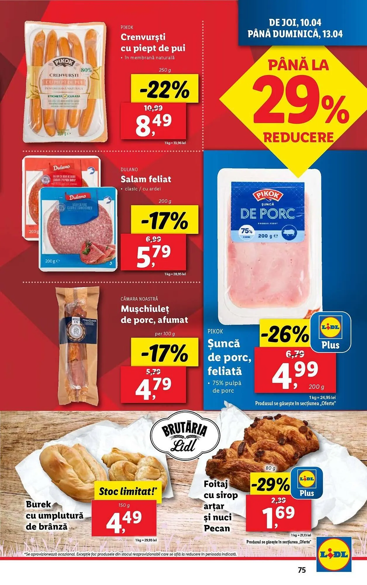 Catalog Catalog Lidl de la 7 aprilie până la 13 aprilie 2025 - Revista Pagina 75