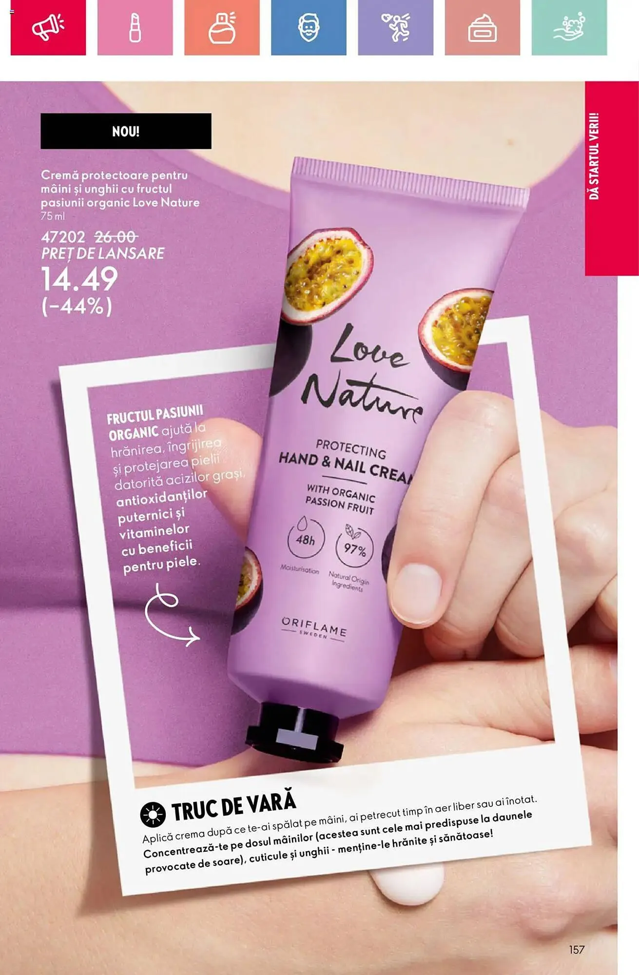 Catalog Catalog Oriflame de la 4 mai până la 24 mai 2025 - Revista Pagina 157