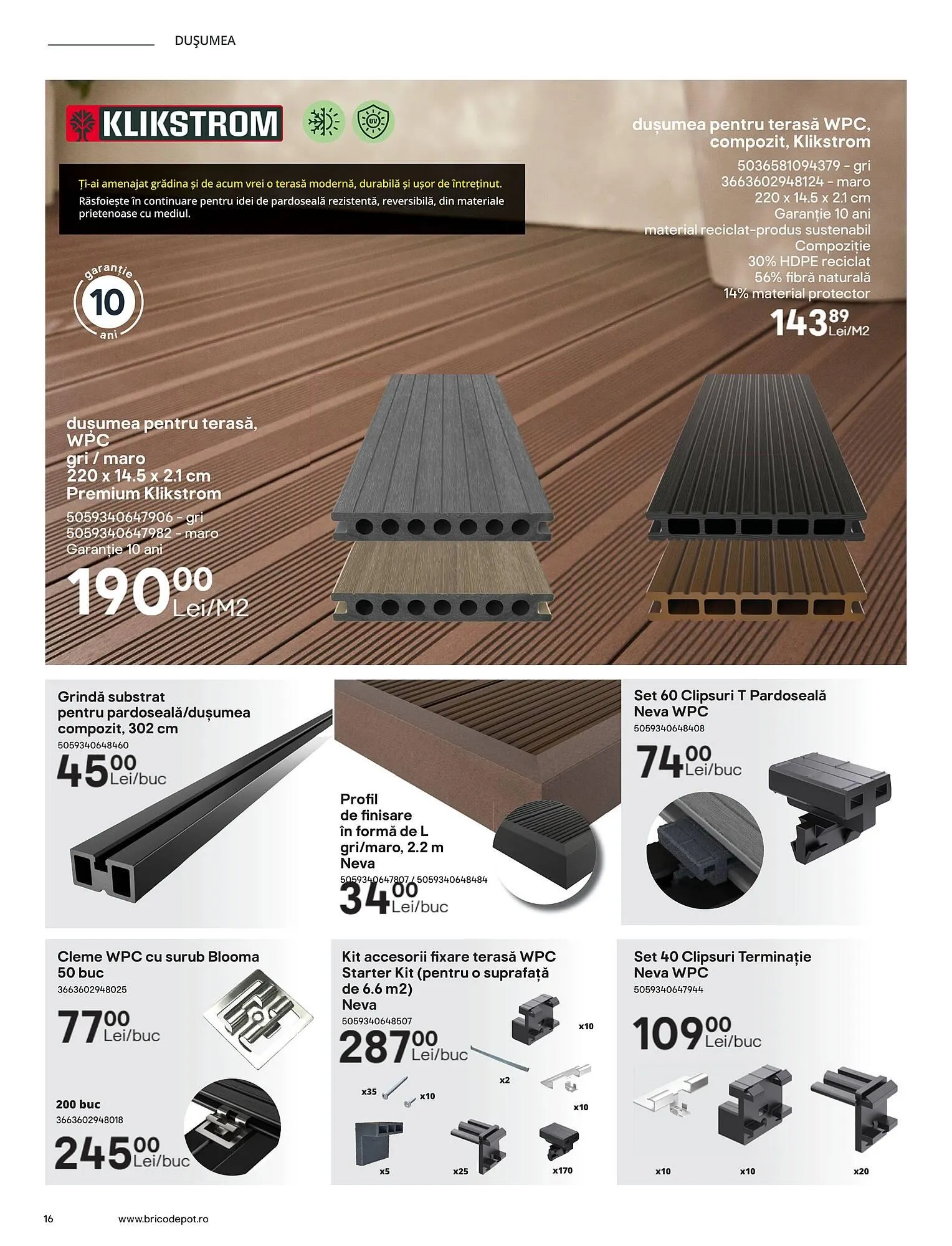Catalog Catalog Brico Depôt de la 23 mai până la 31 octombrie 2025 - Revista Pagina 16