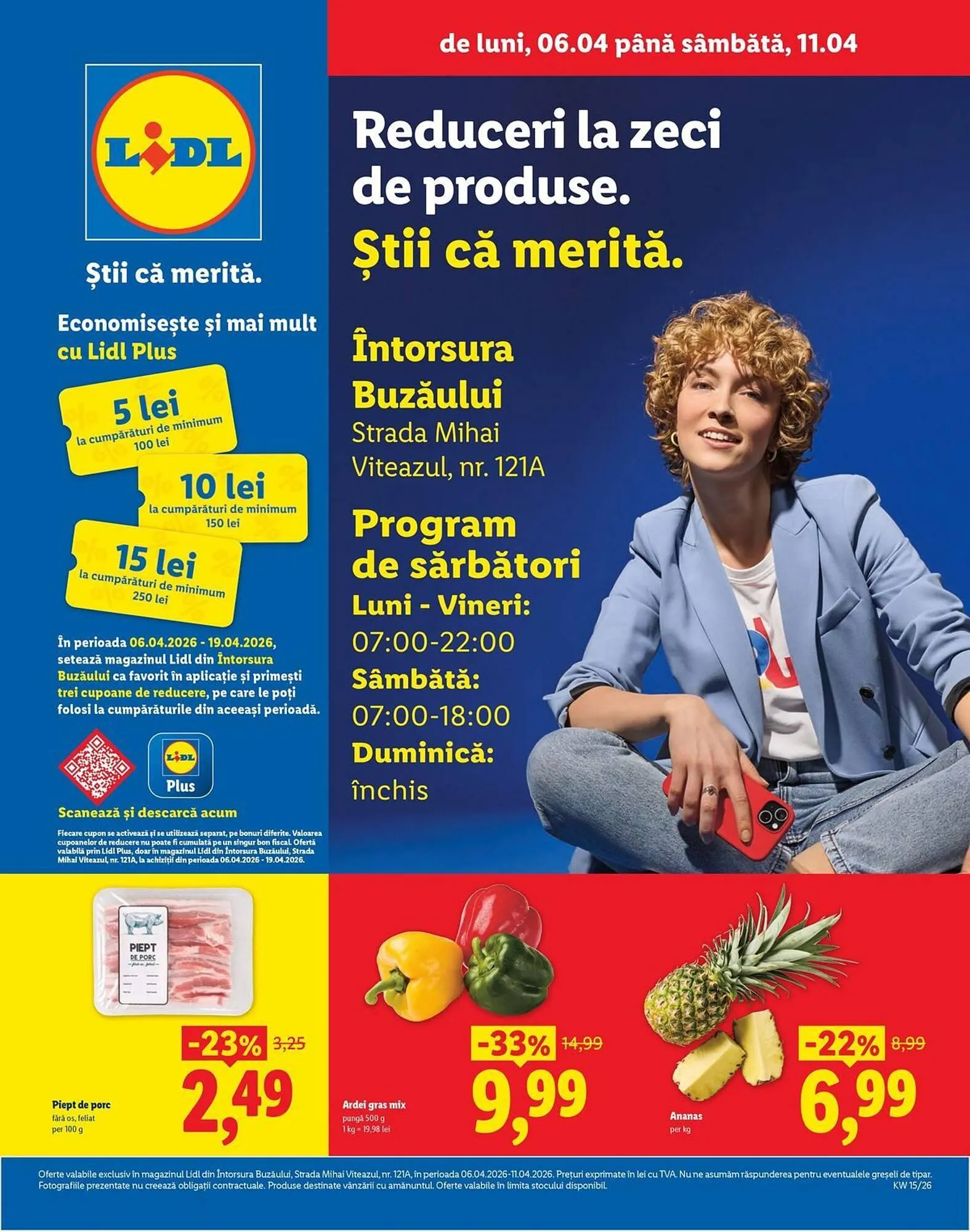 Catalog Catalog Lidl de la 6 aprilie până la 11 aprilie 2026 - Revista Pagina 1