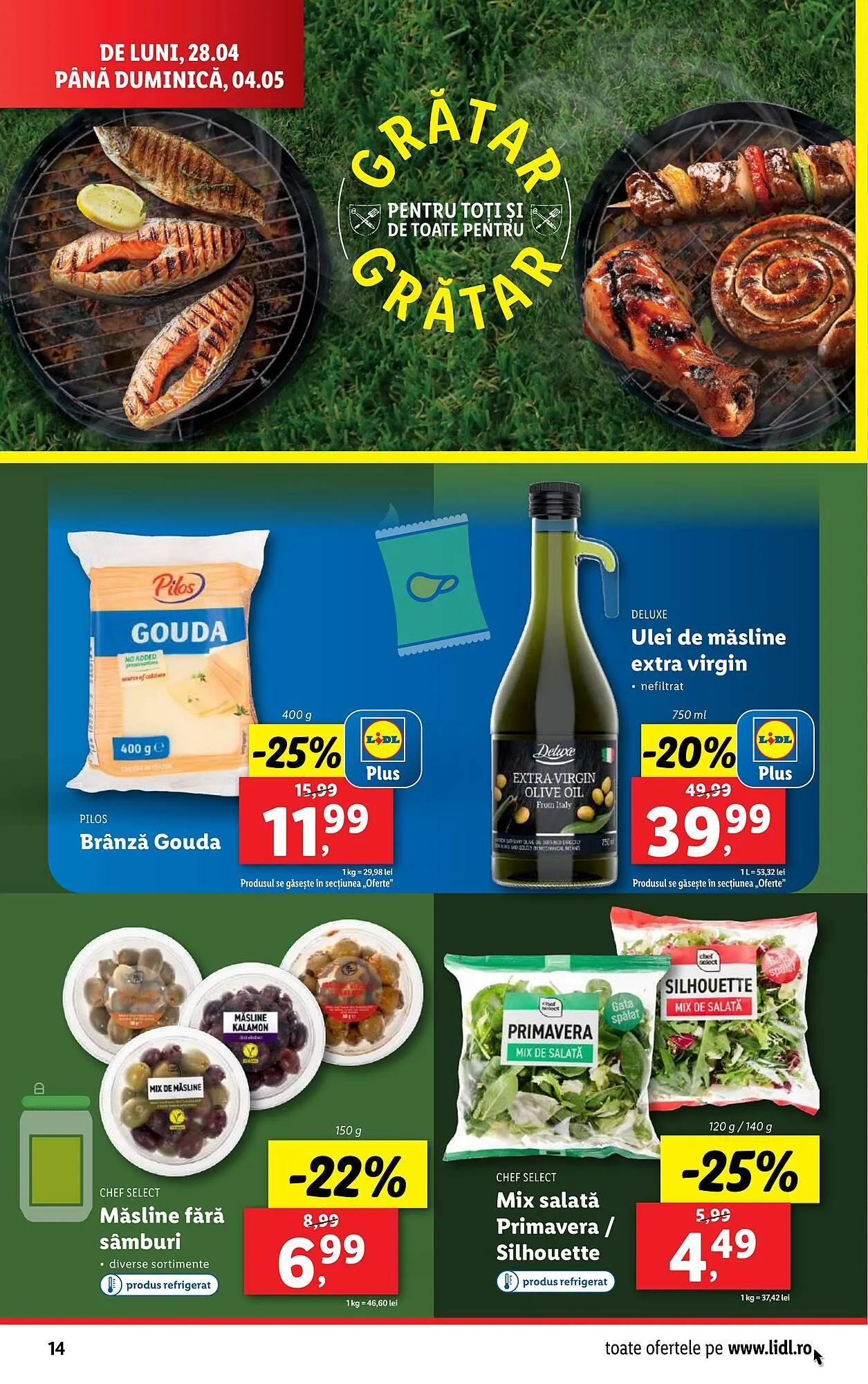 Catalog Catalog Lidl de la 22 aprilie până la 27 aprilie 2025 - Revista Pagina 14
