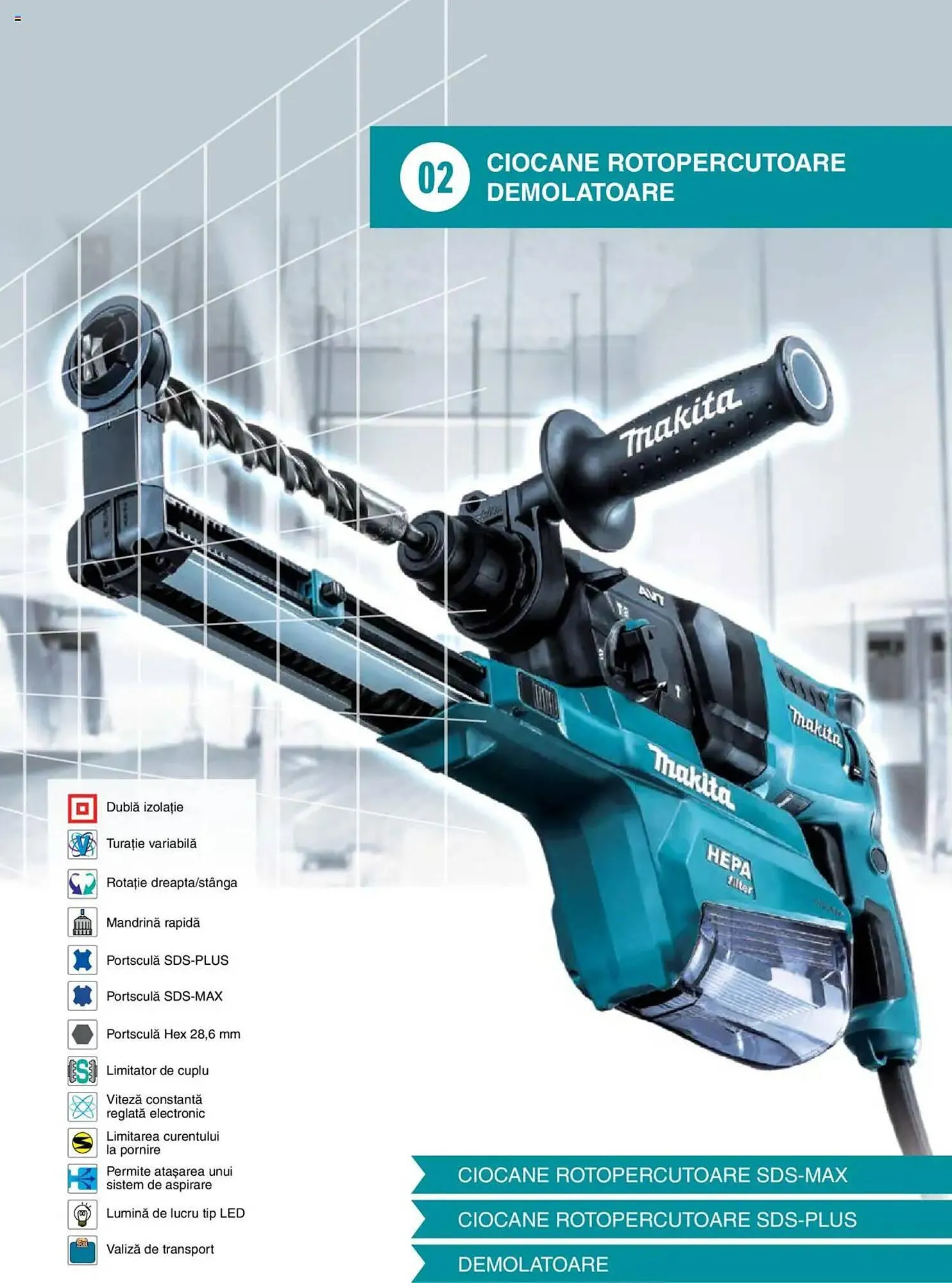 Catalog Catalog Makita de la 8 ianuarie până la 31 decembrie 2025 - Revista Pagina 176